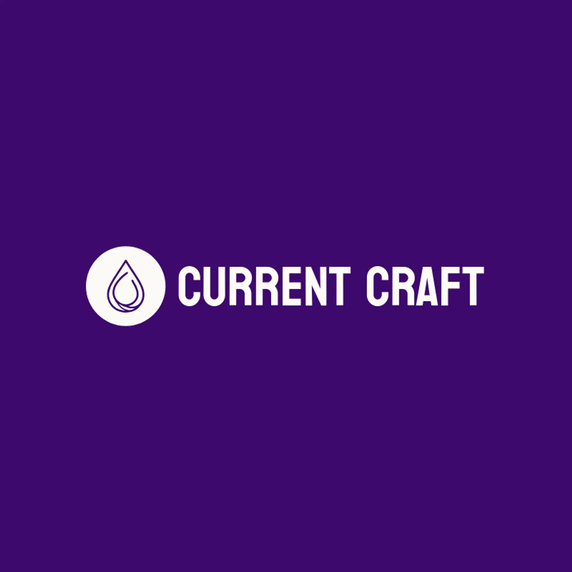 Current Craft logo for water