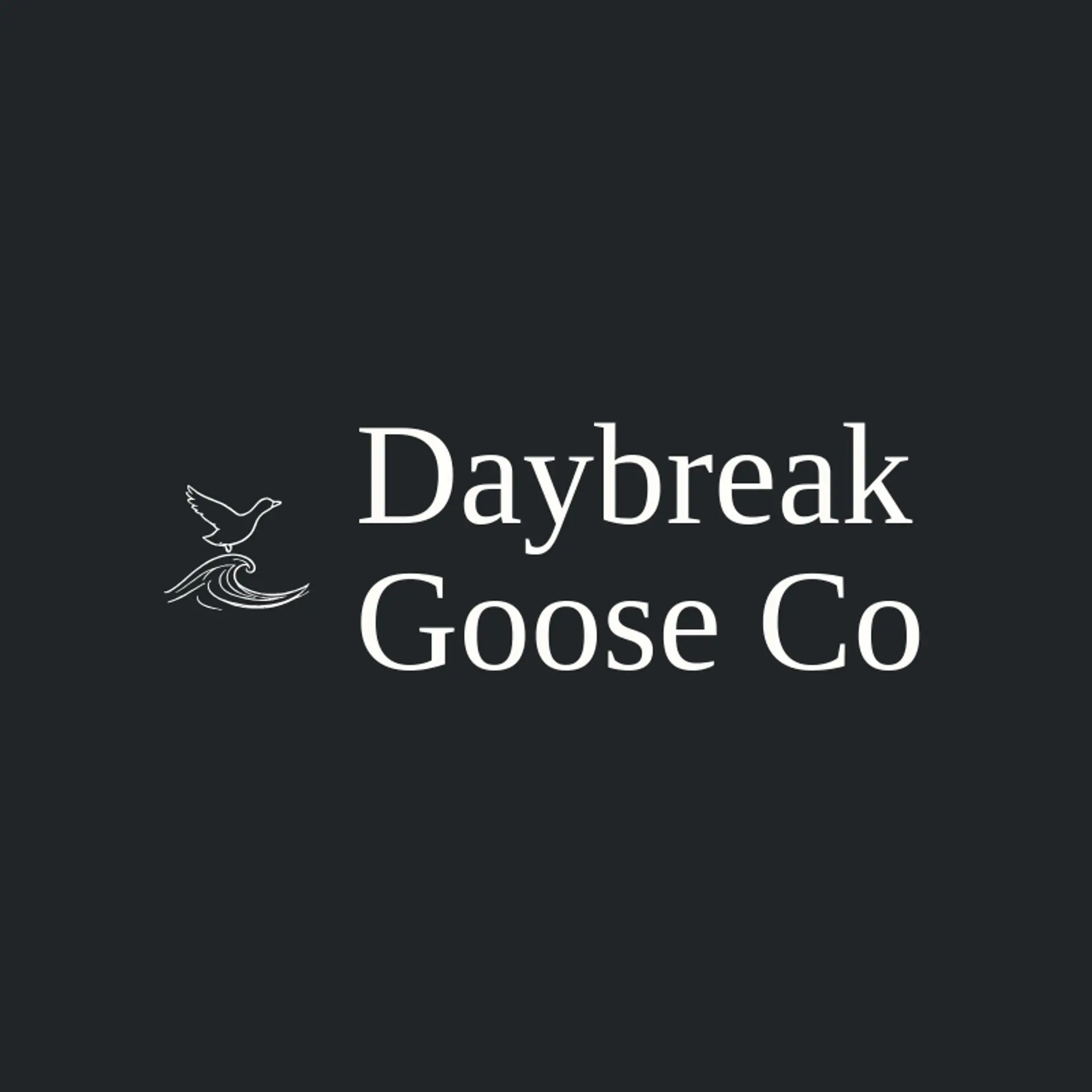 Daybreak Goose Co logo for goose