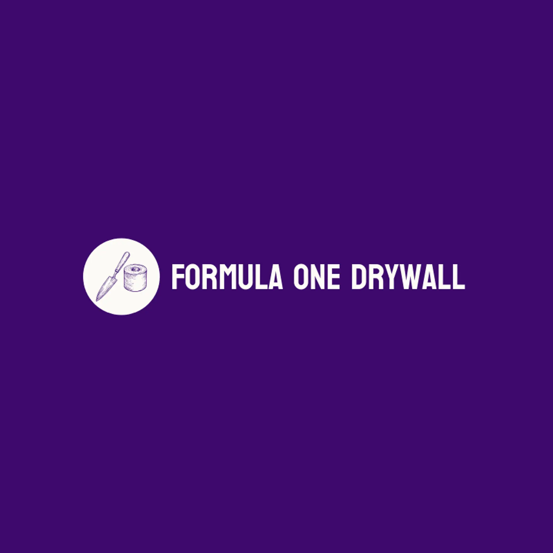 Formula One Drywall logo for drywall
