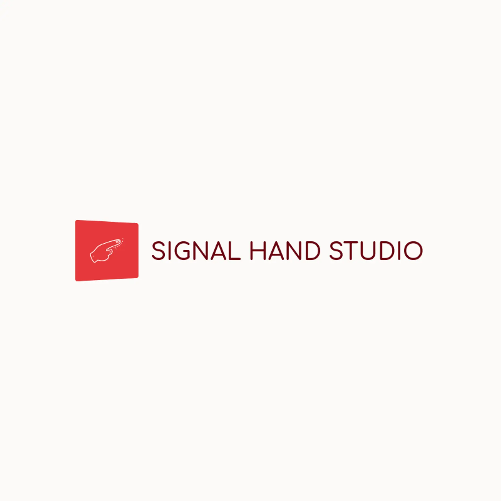 Signal Hand Studio logo for hand