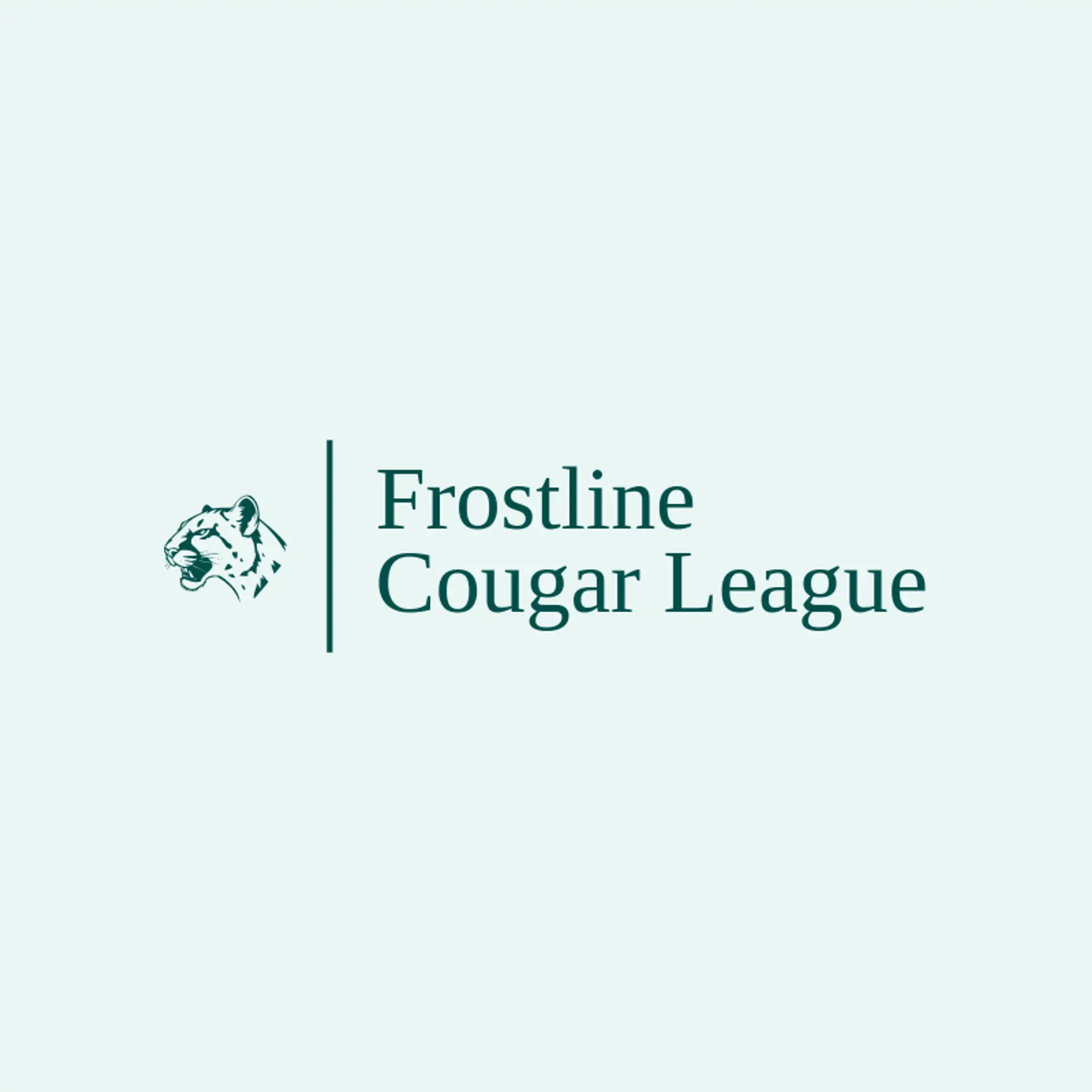 Frostline Cougar League logo for cougar