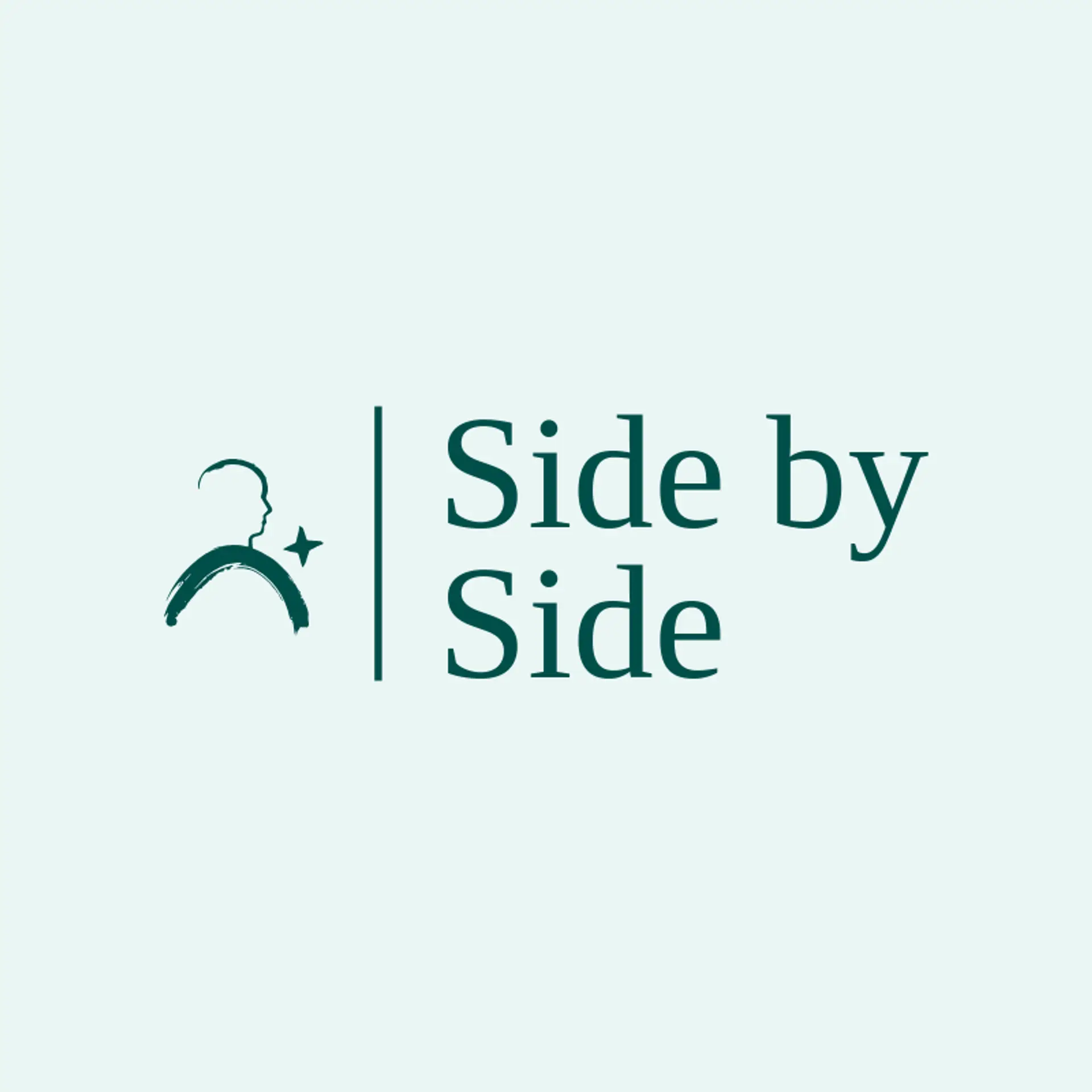 Side by Side logo for person
