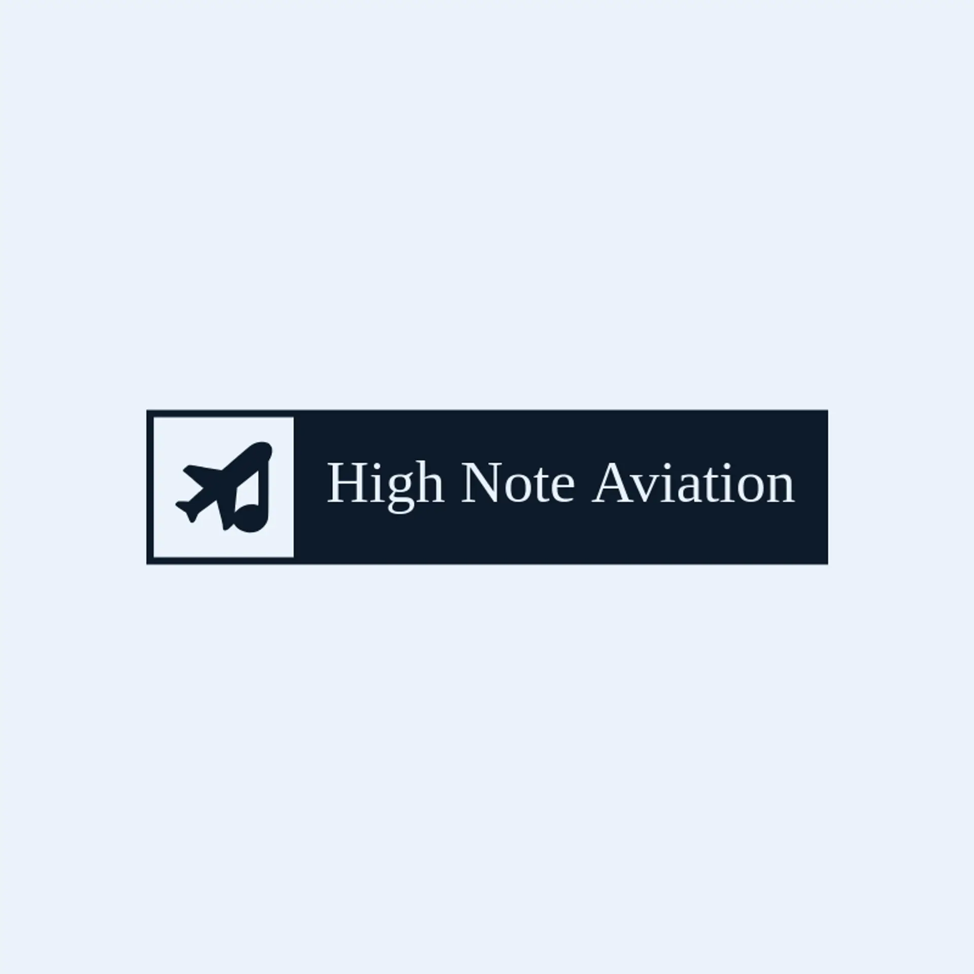 High Note Aviation logo for flight