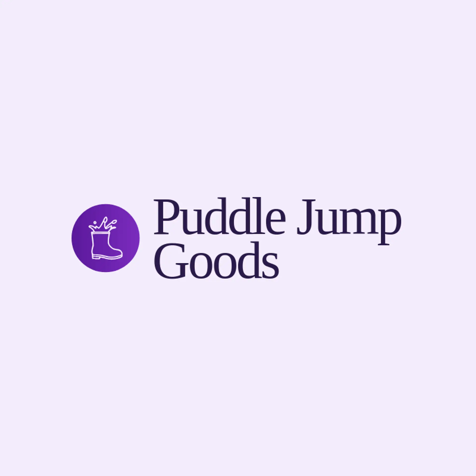 Puddle Jump Goods logo for drip