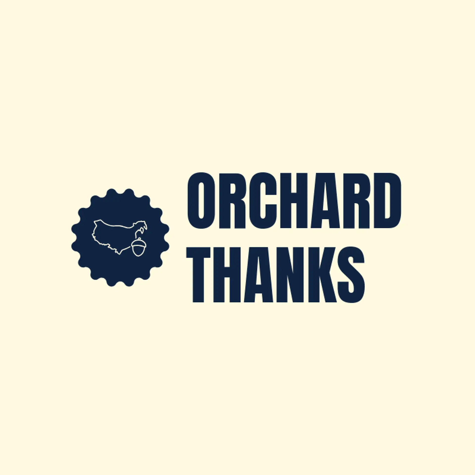 Orchard Thanks logo for thanksgiving