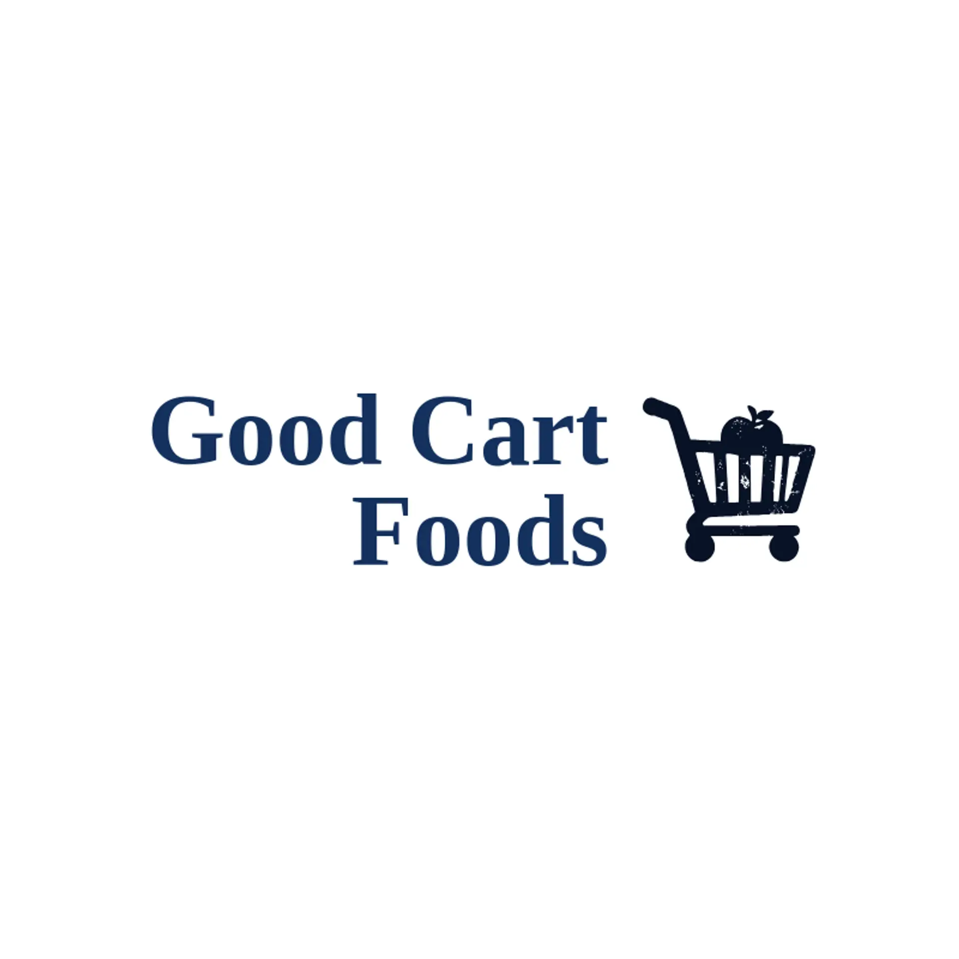 Good Cart Foods logo for grocery store
