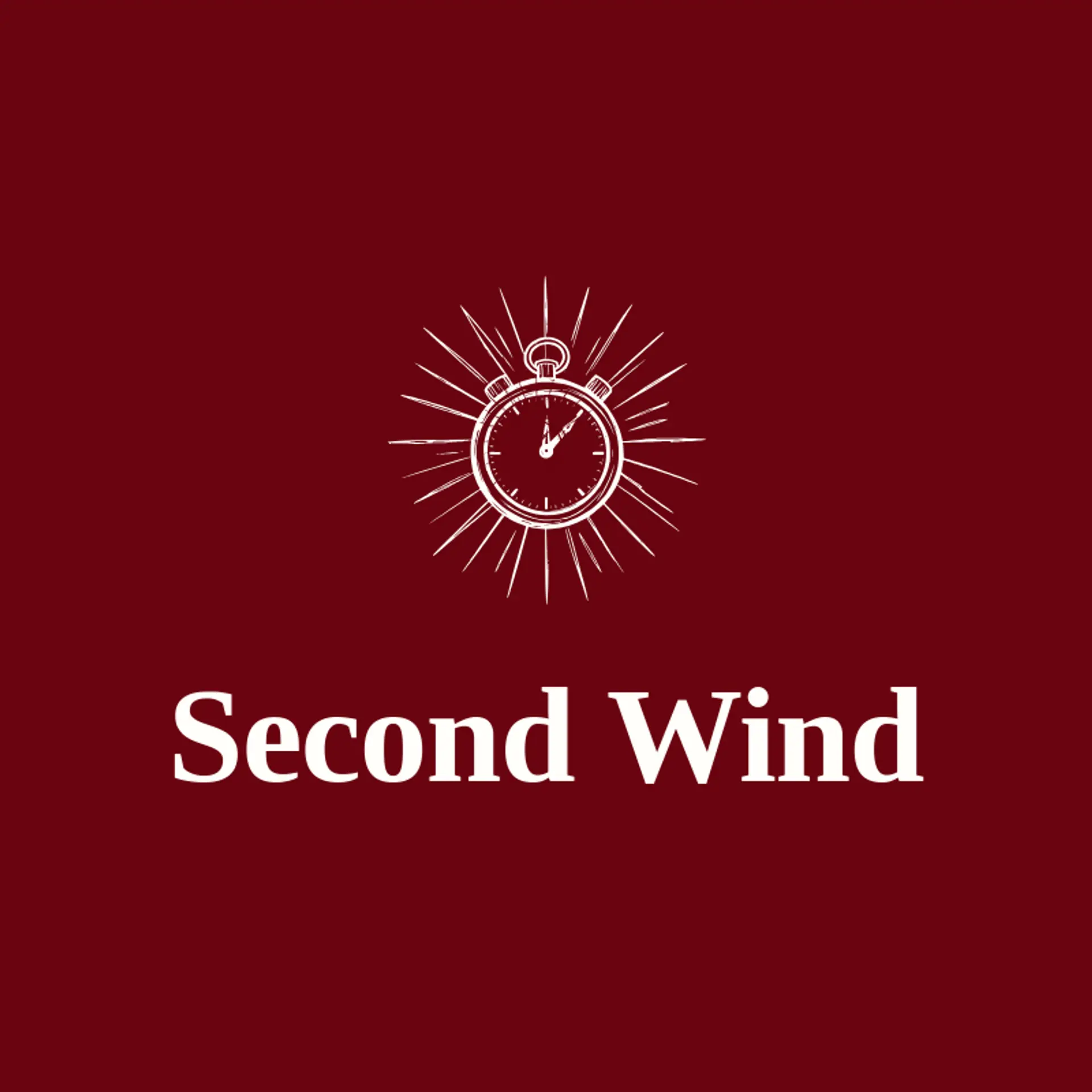Second Wind logo for running