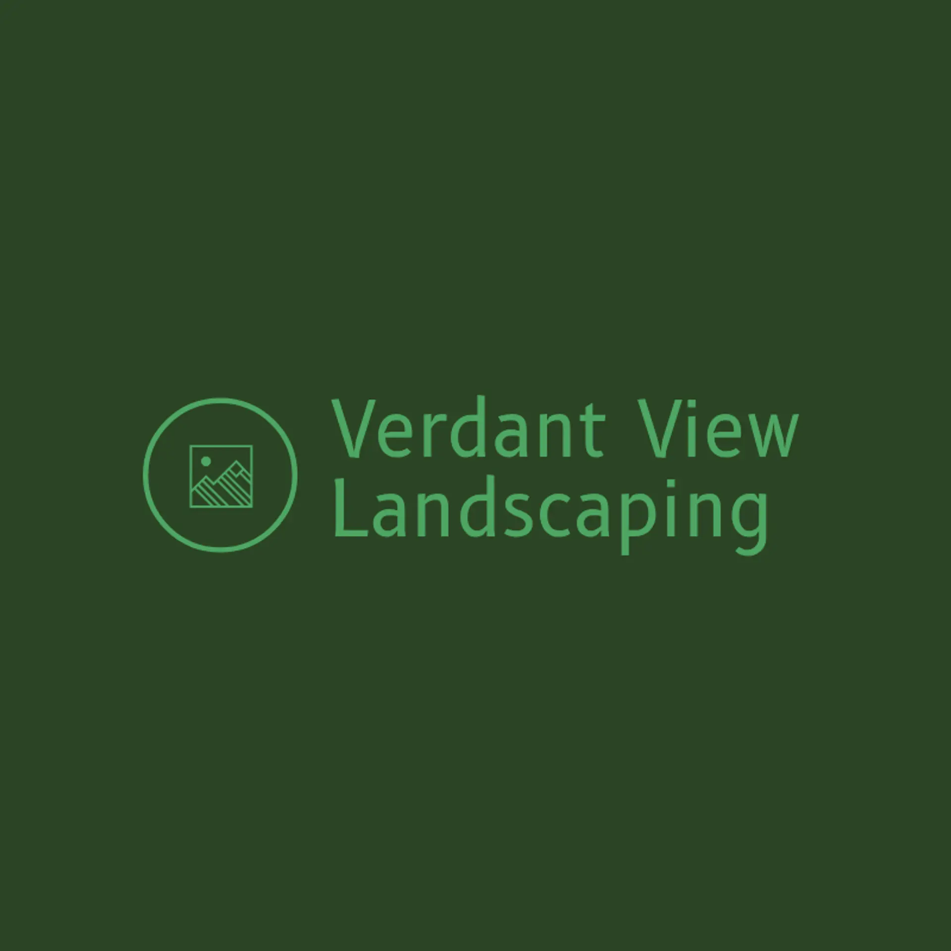 Verdant View Landscaping logo for landscaping