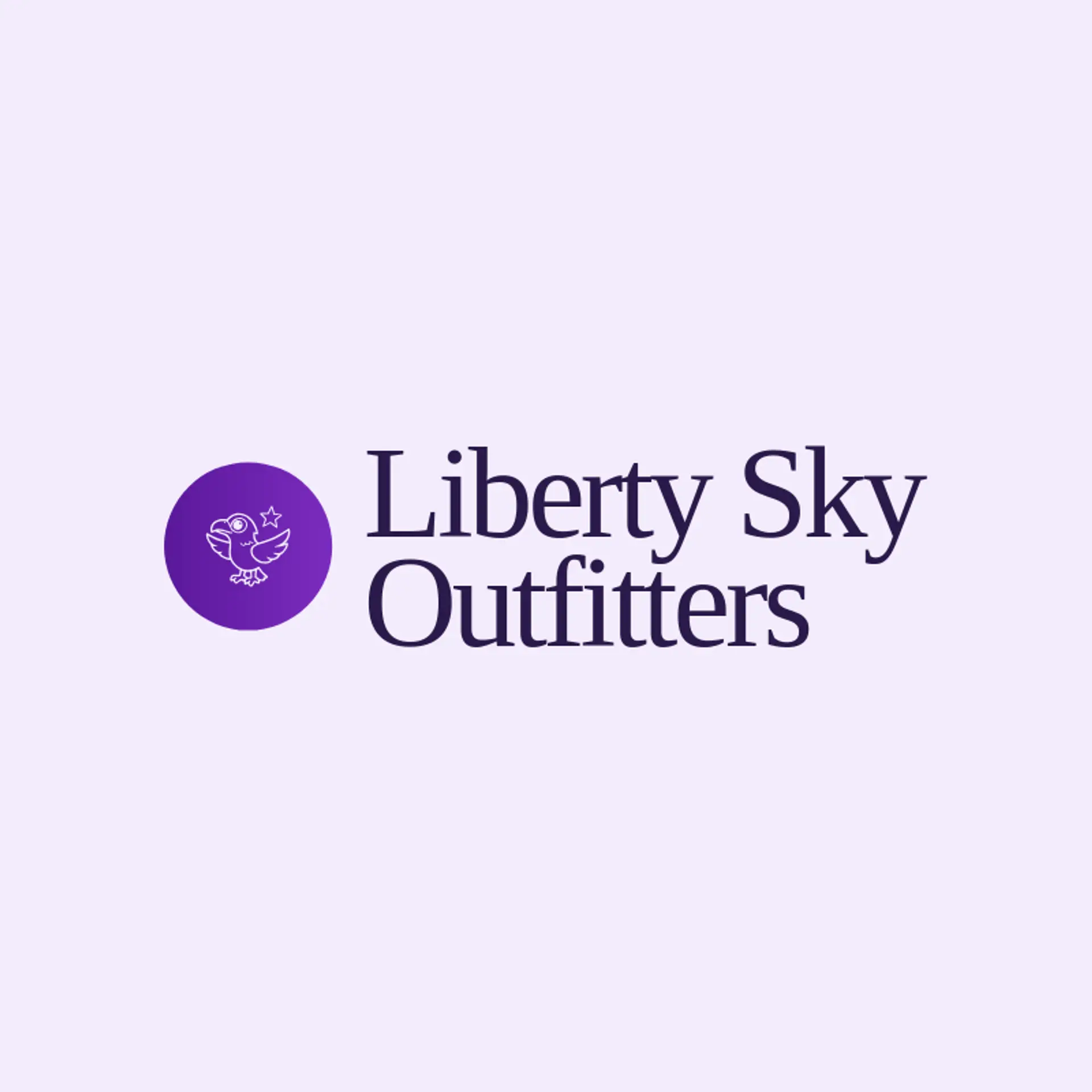 Liberty Sky Outfitters logo for american eagle