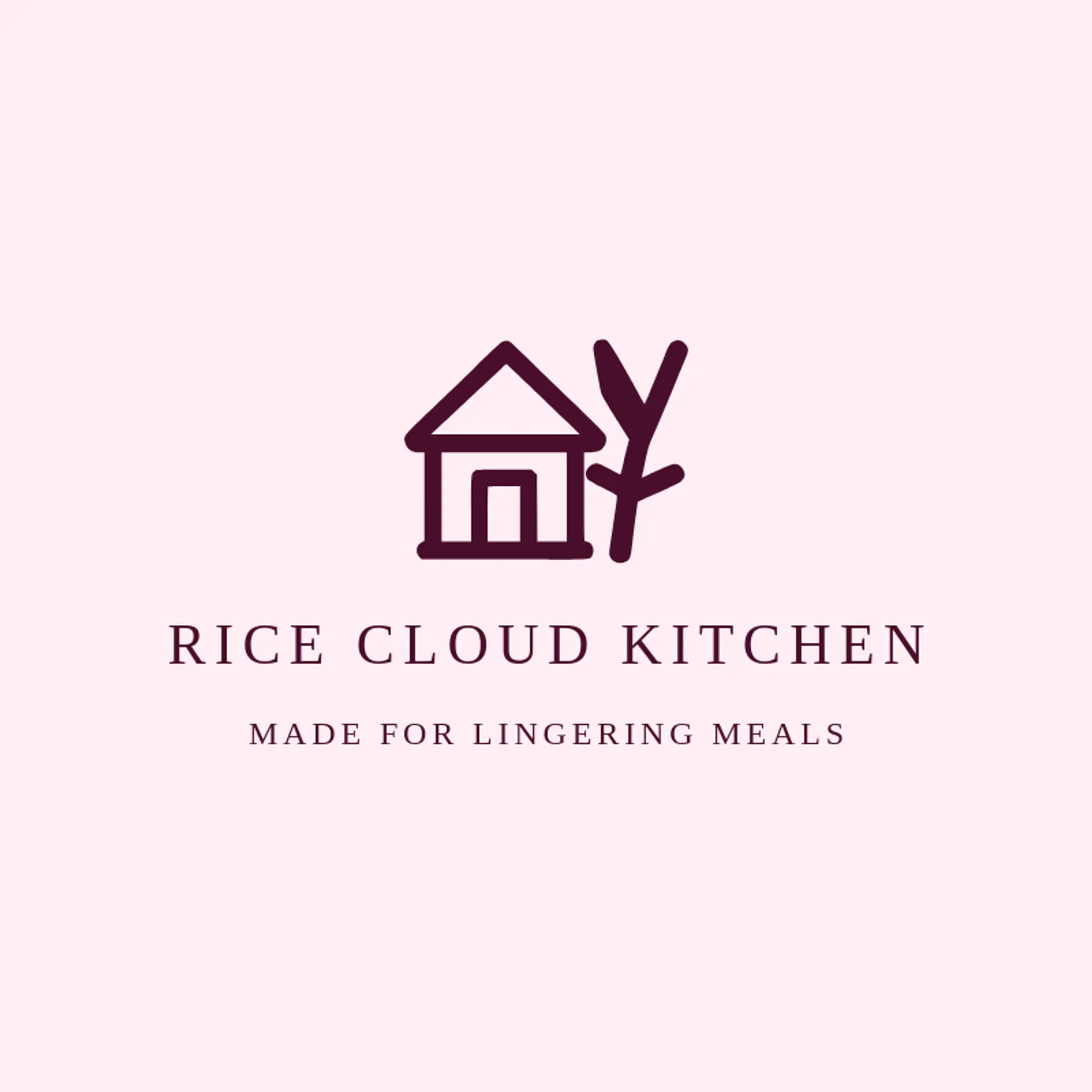 Rice Cloud Kitchen logo for chinese restaurant
