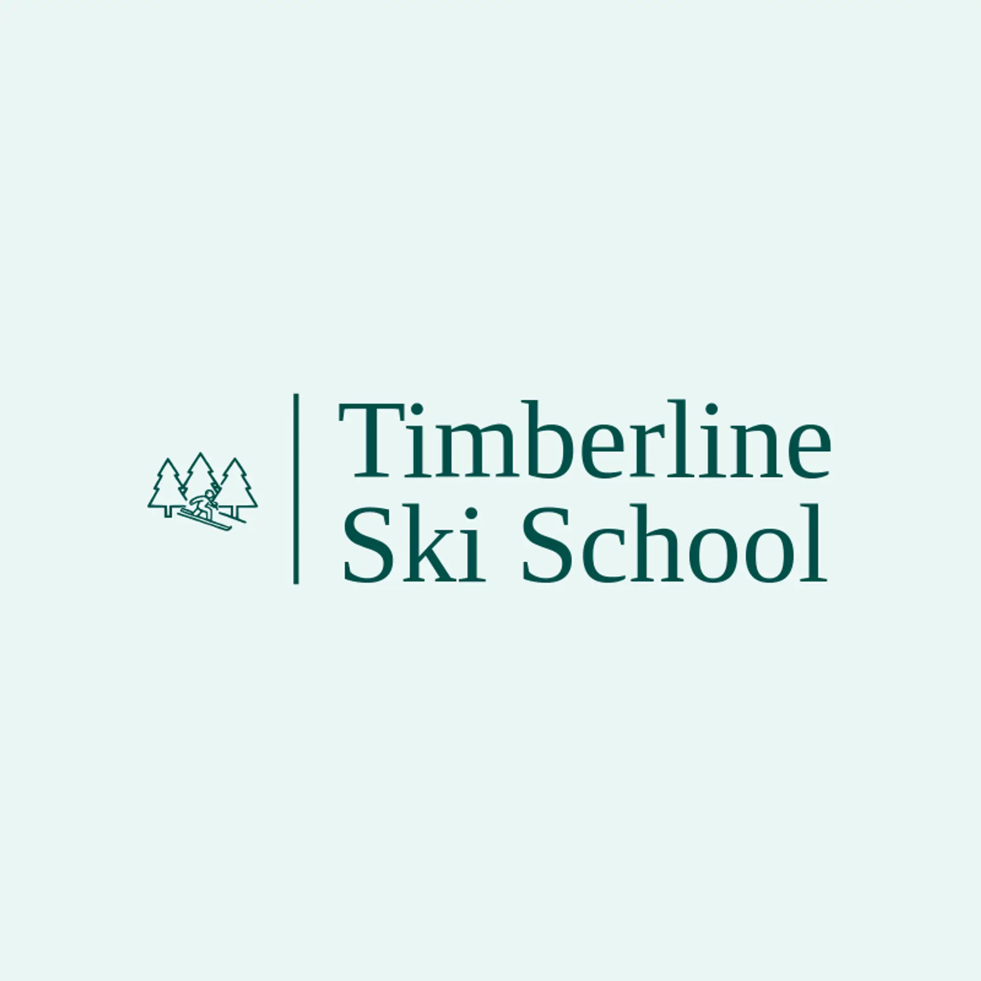 Timberline Ski School logo for skiing
