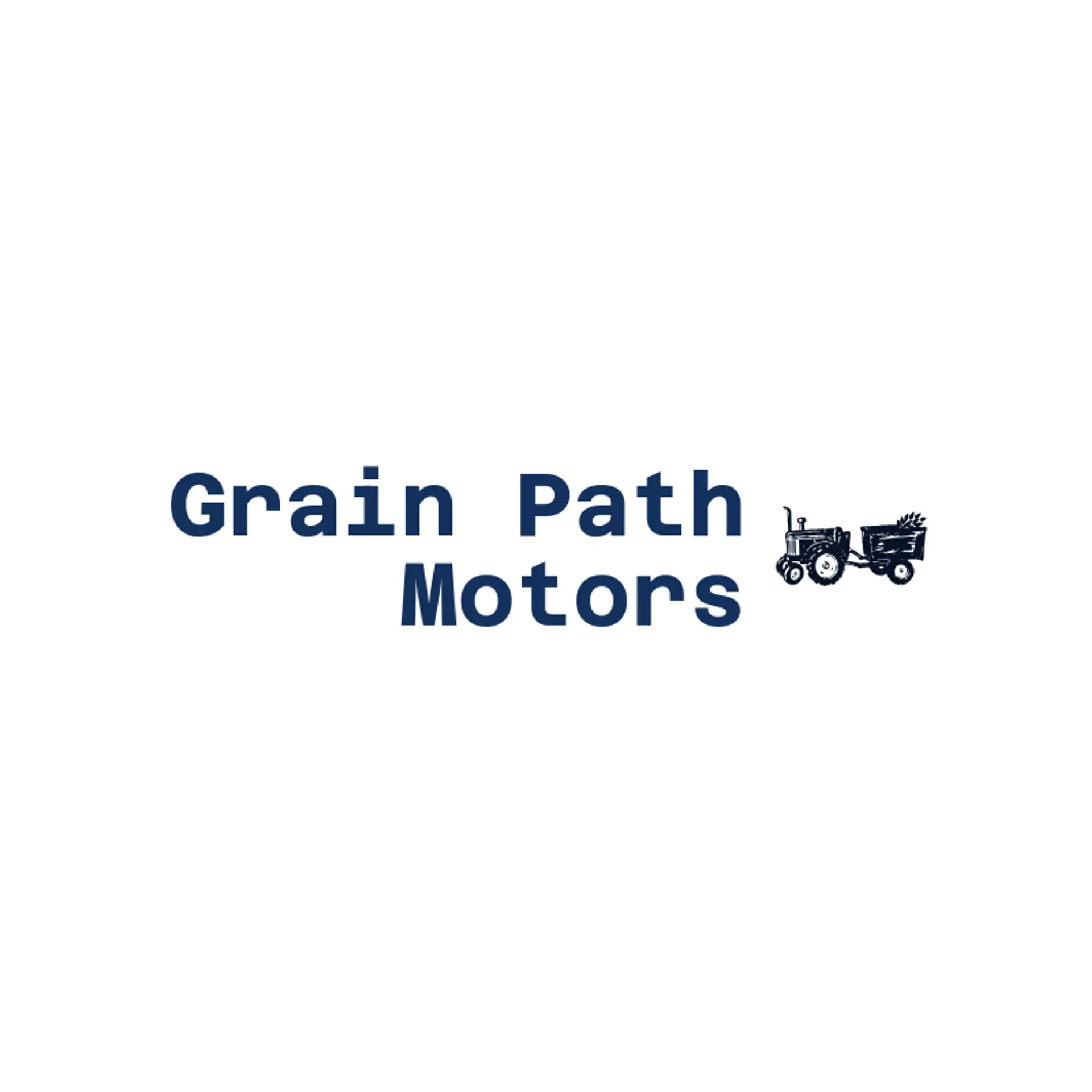 Grain Path Motors logo for tractor