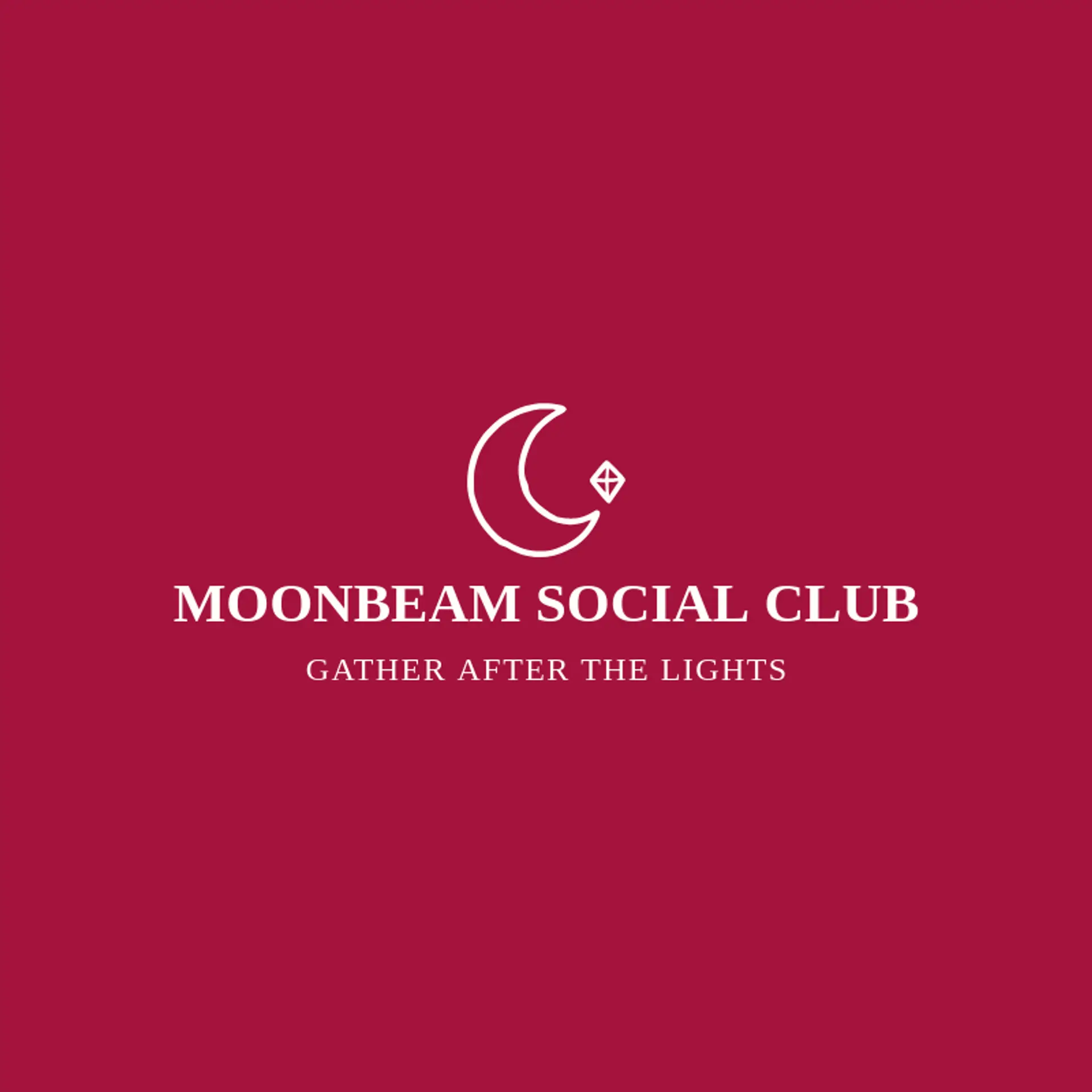 Moonbeam Social Club logo for speakeasy