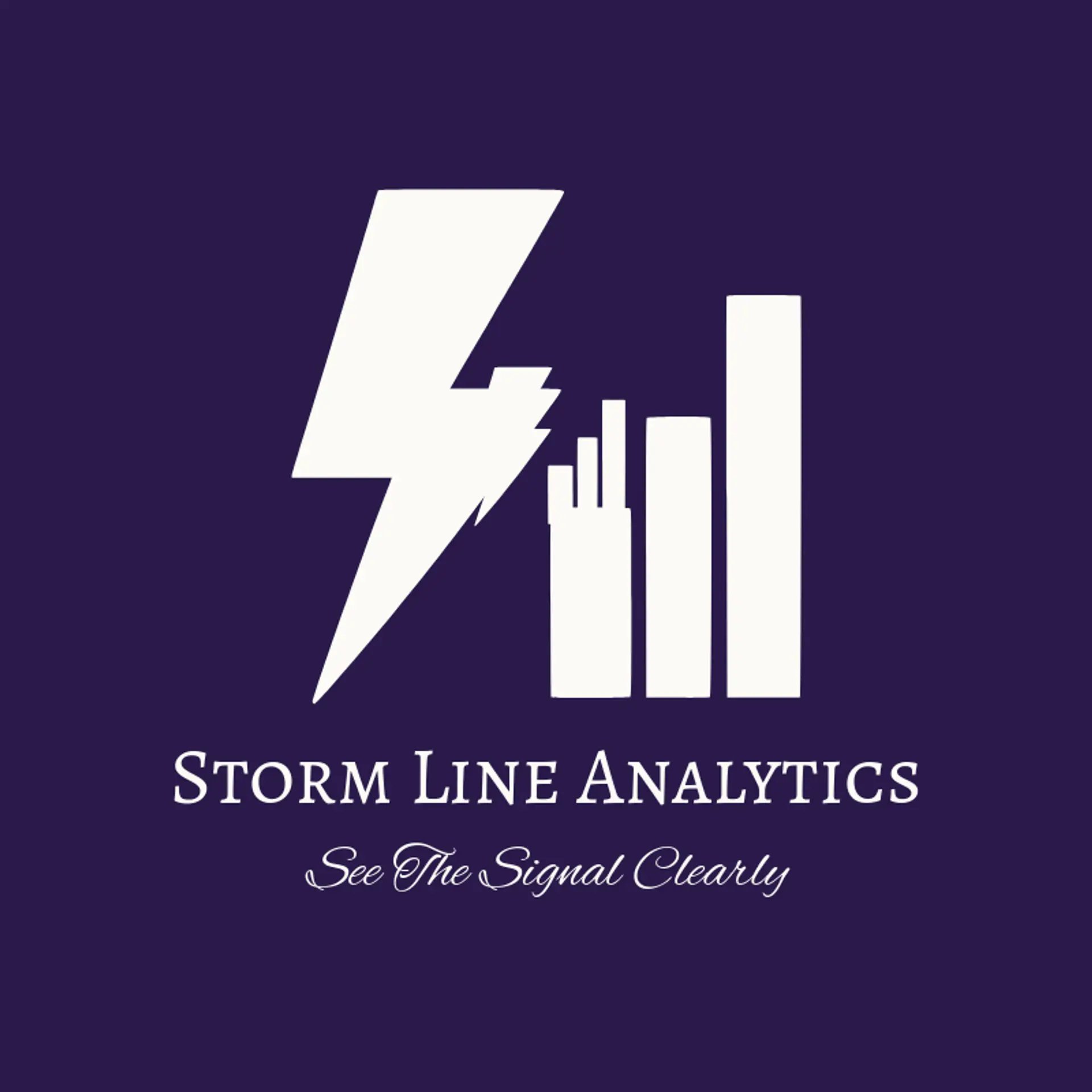 Storm Line Analytics logo for lightning