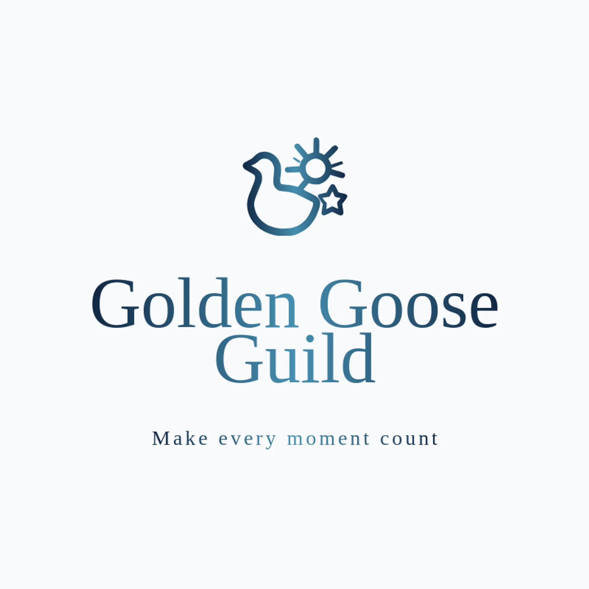Golden Goose Guild logo for goose