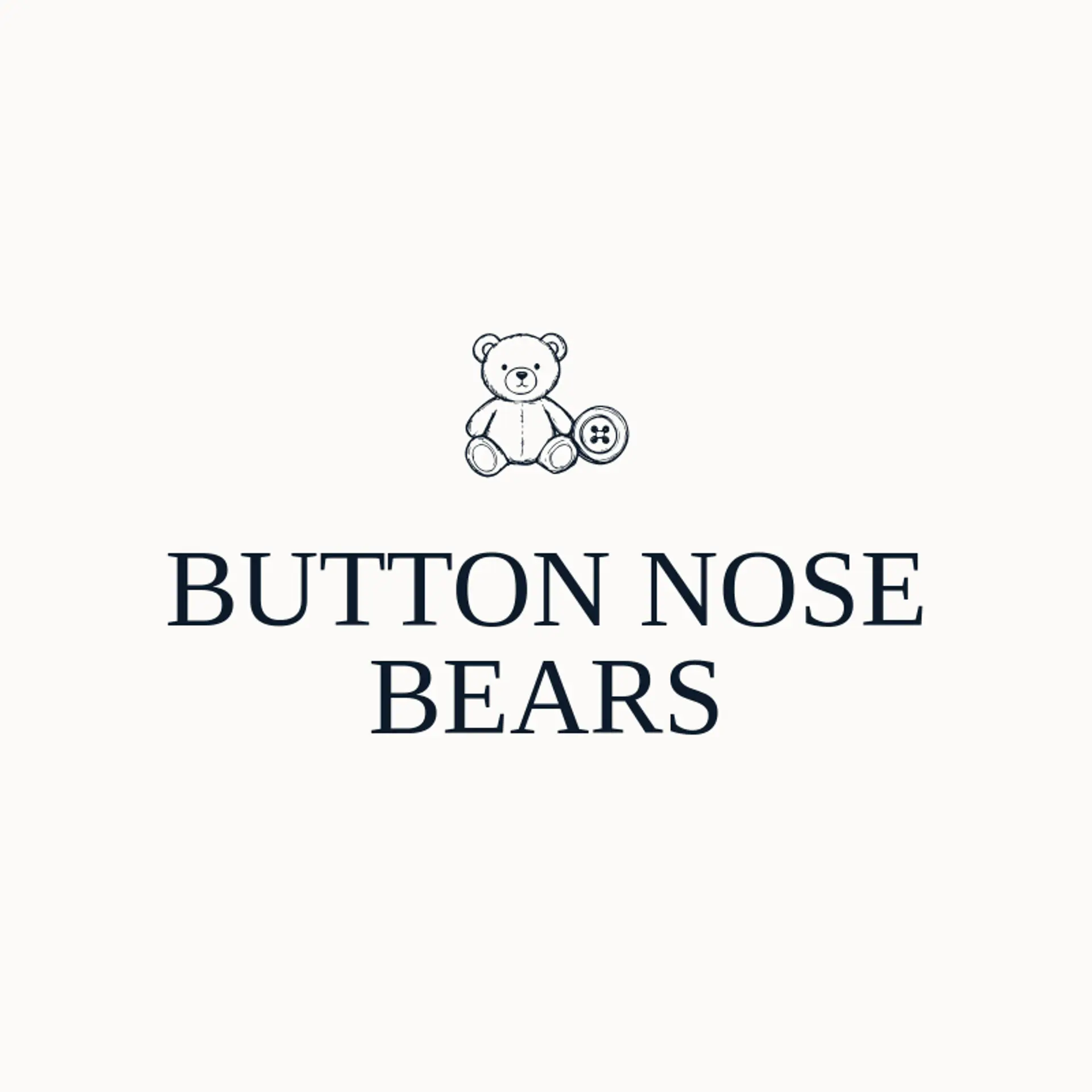 Button Nose Bears logo for teddy bear