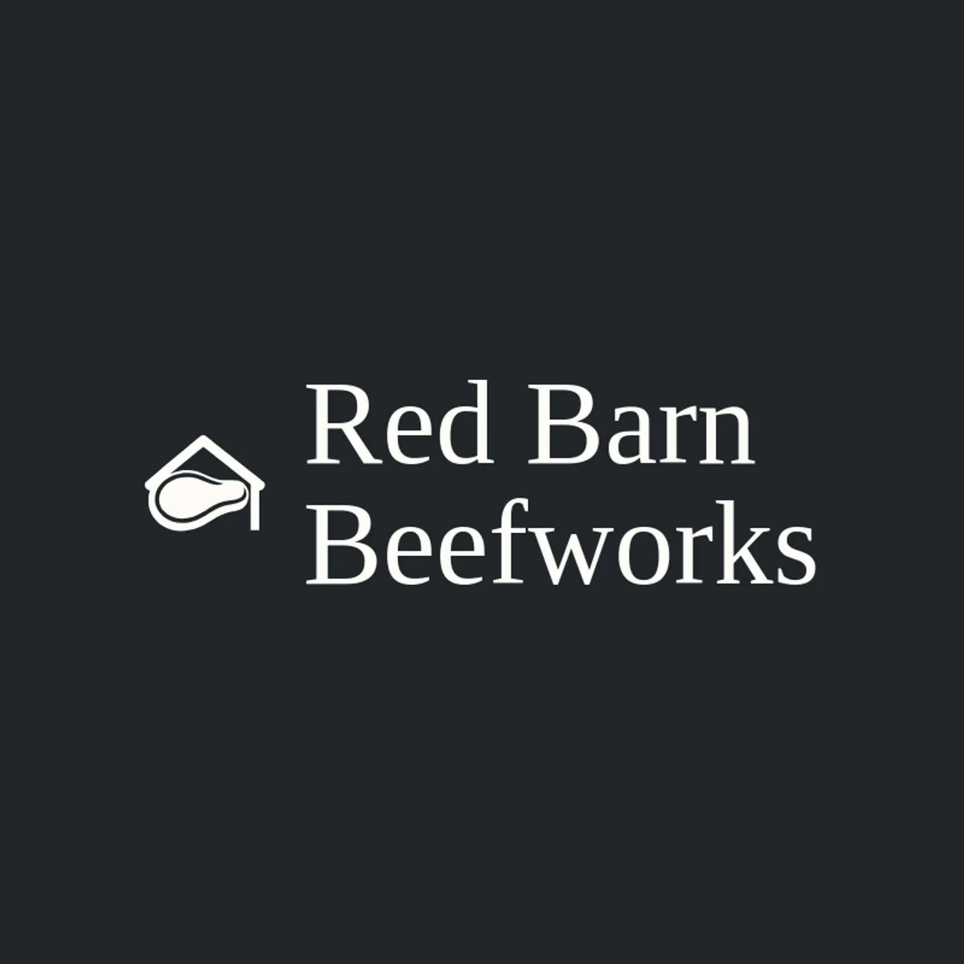 Red Barn Beefworks logo for beef