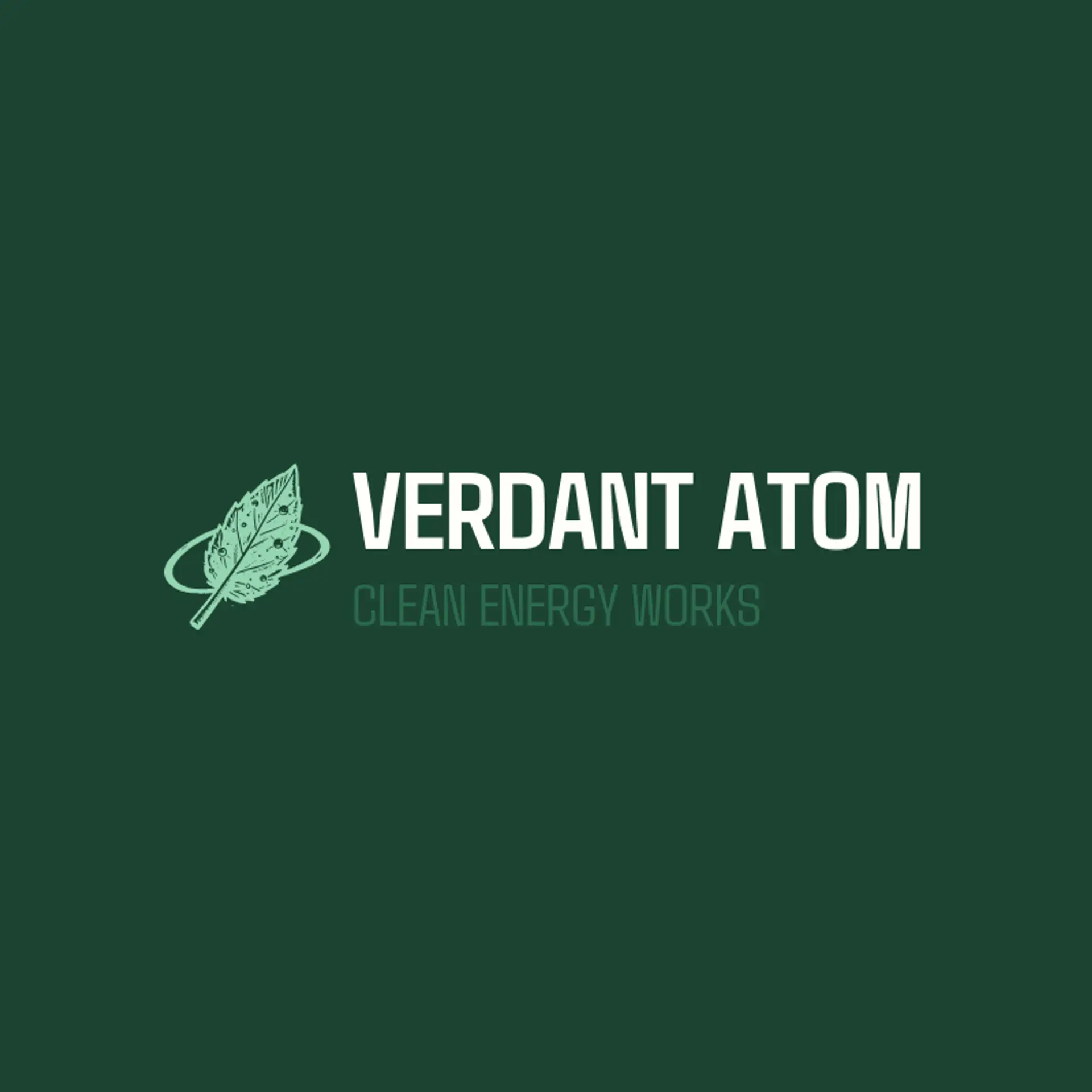Verdant Atom logo for nuclear