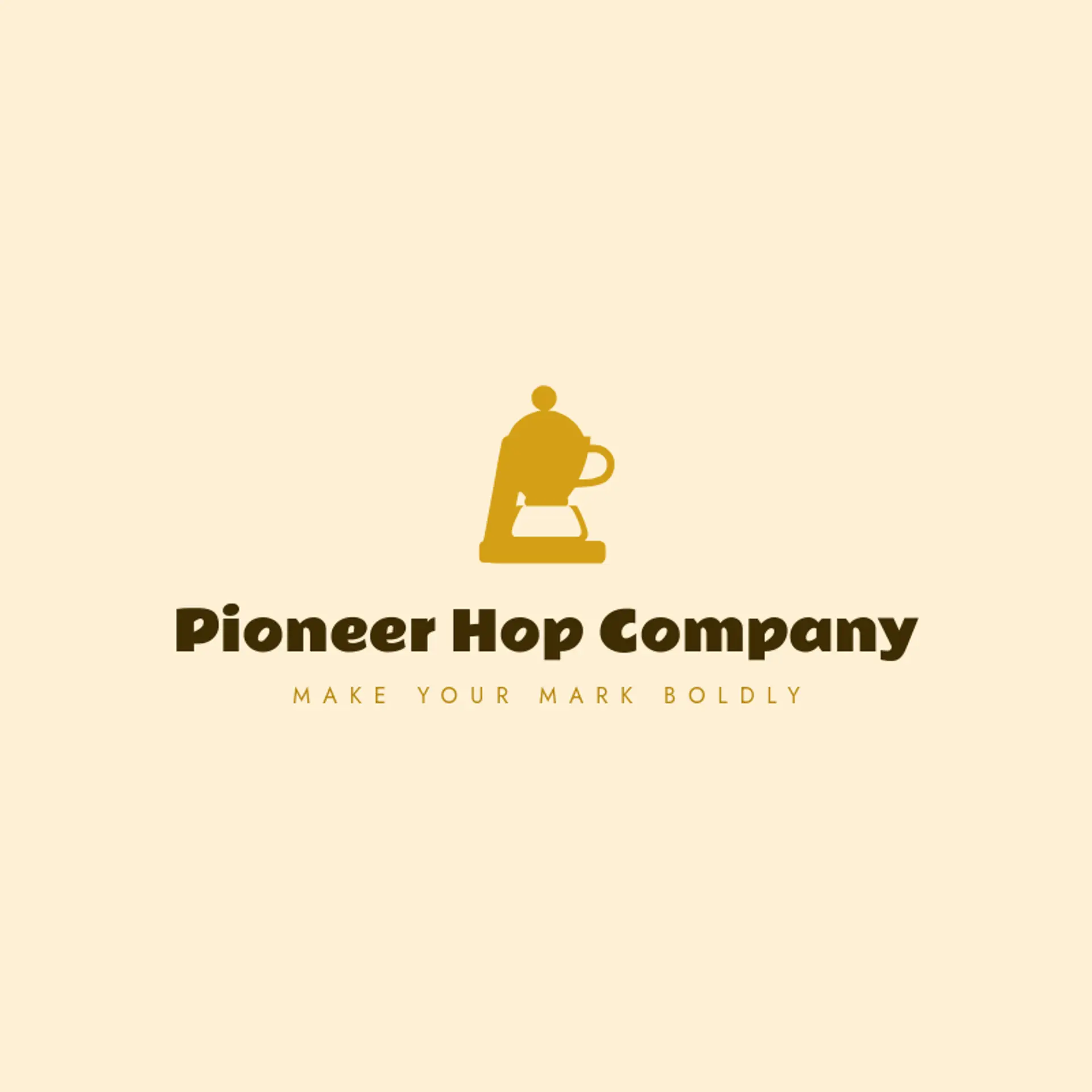 Pioneer Hop Company logo for brewer