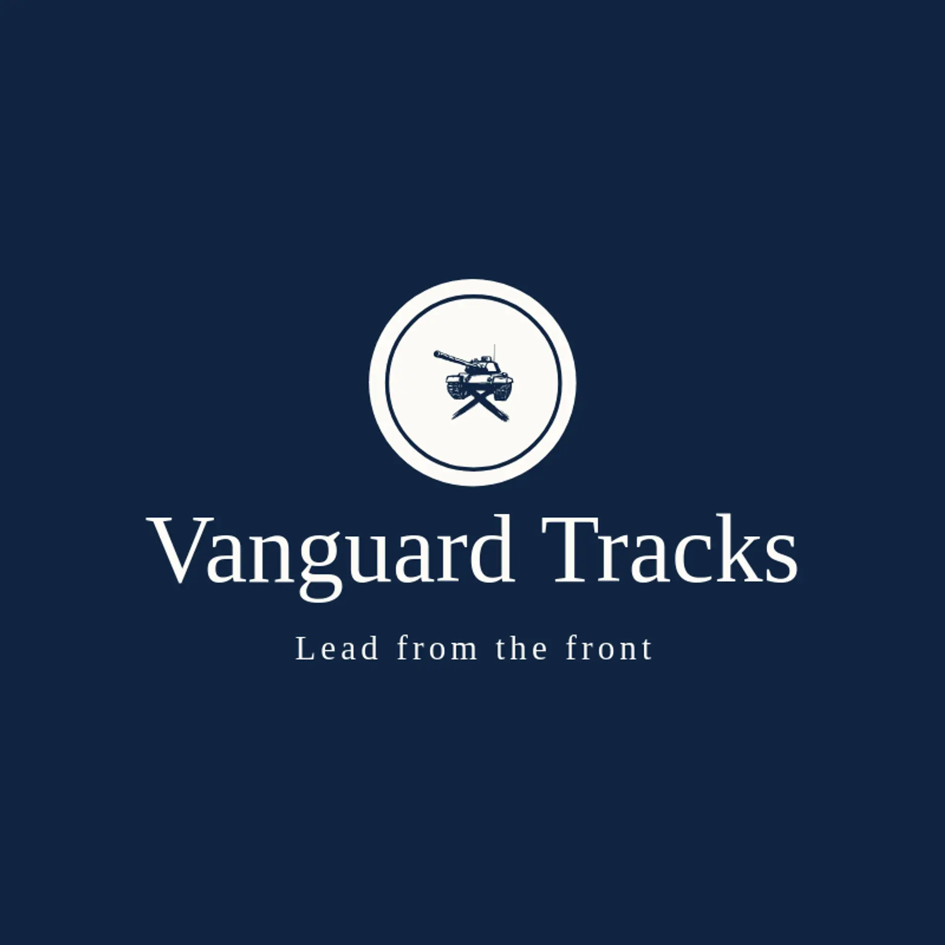 Vanguard Tracks logo for tank