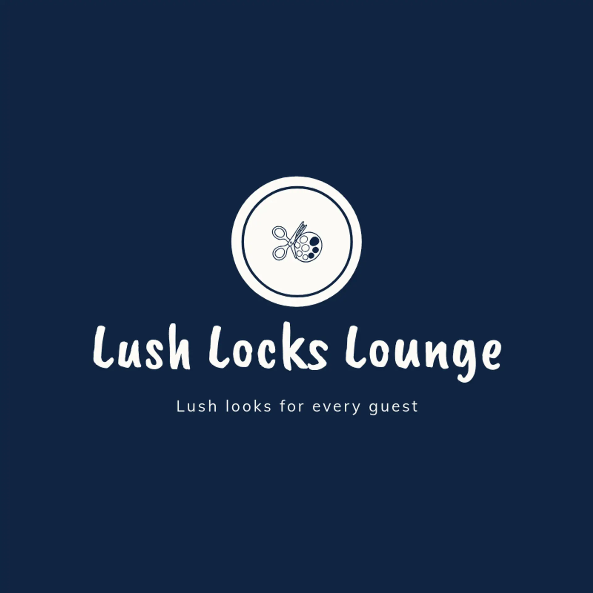 Lush Locks Lounge logo for hair stylist