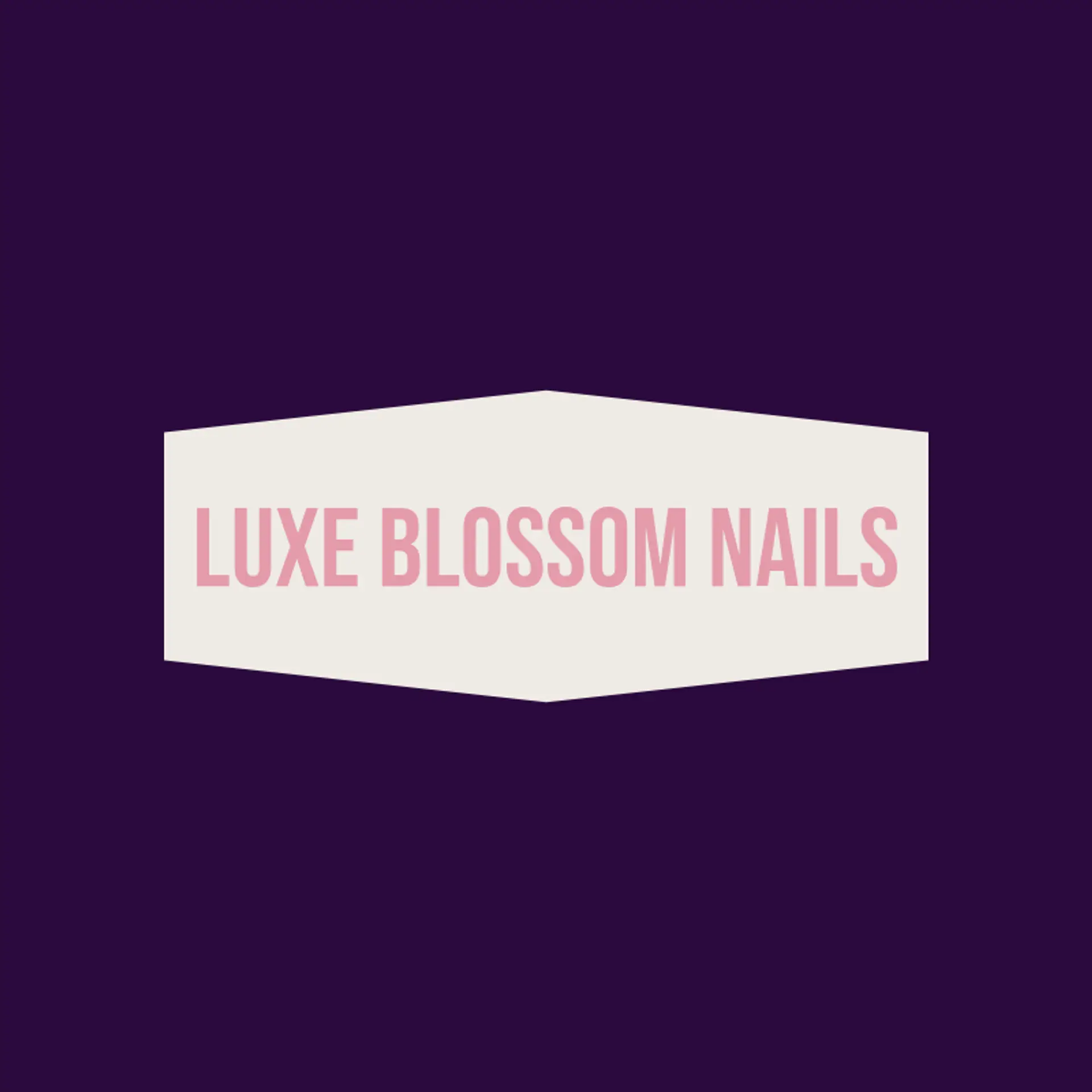 Luxe Blossom Nails logo for nail spa