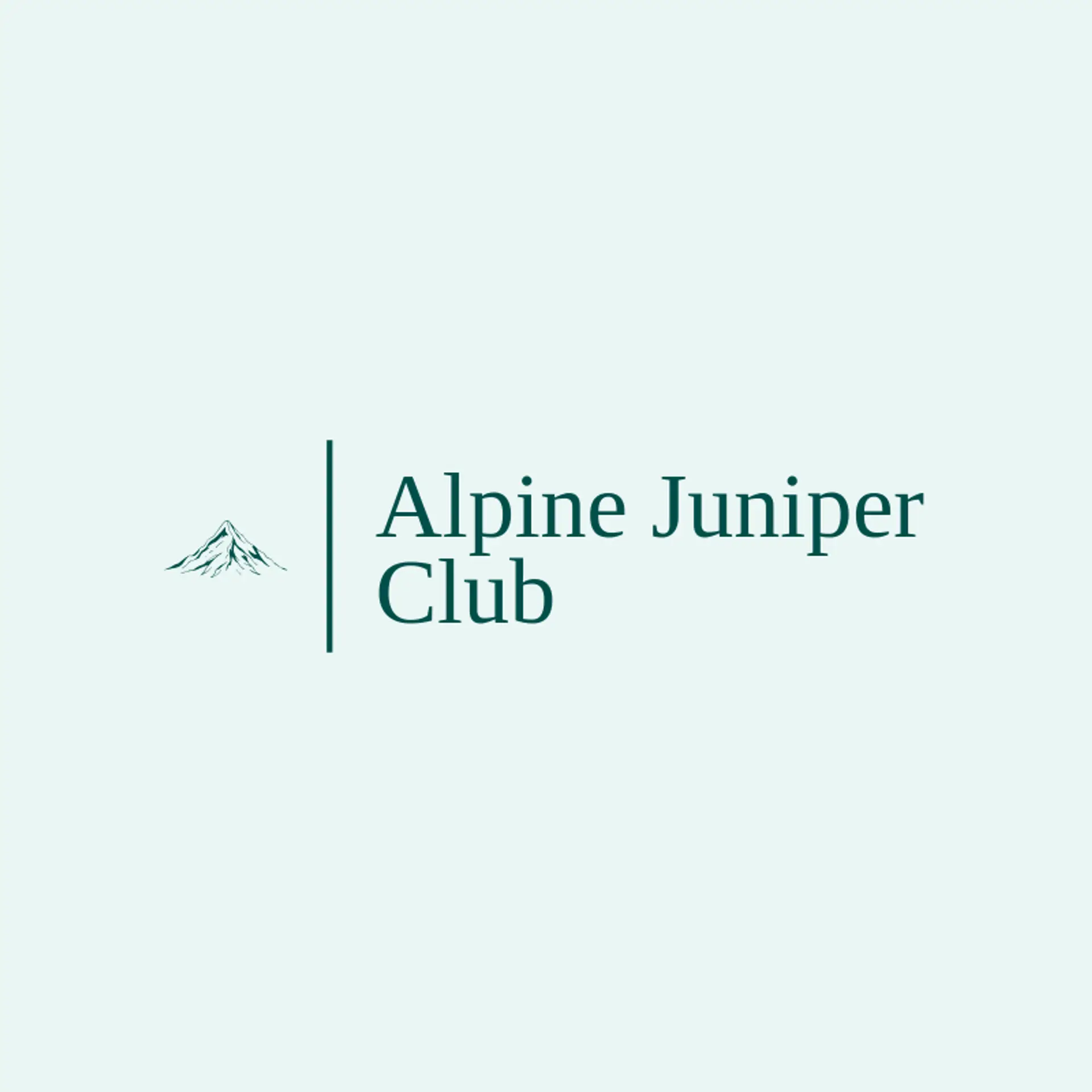 Alpine Juniper Club logo for alpine