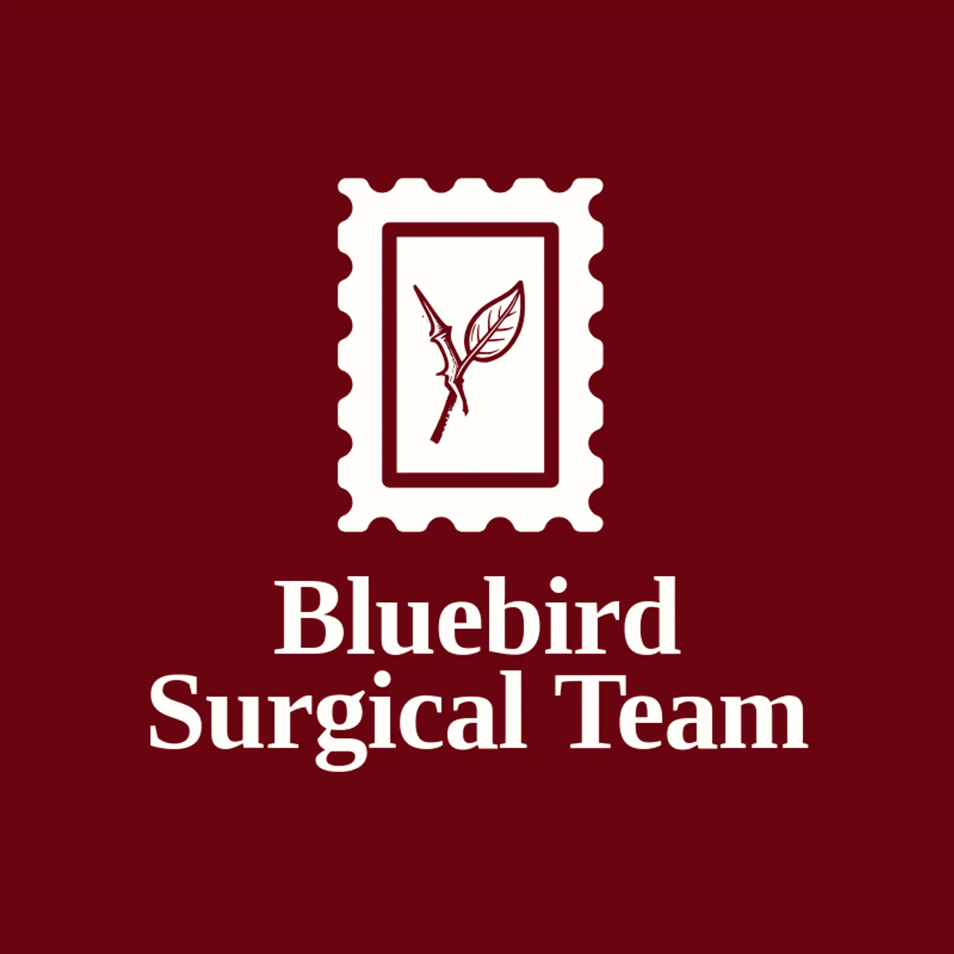 Bluebird Surgical Team logo for surgery