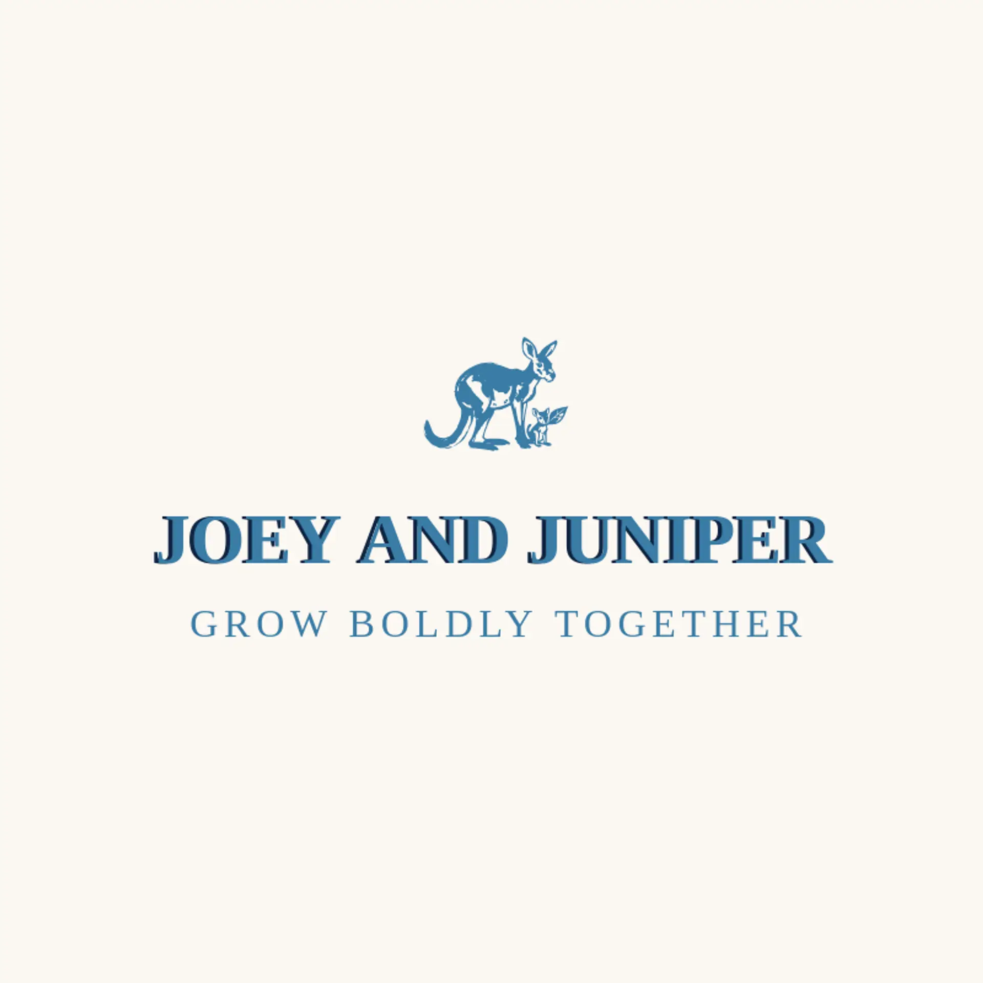 Joey And Juniper logo for kangaroo