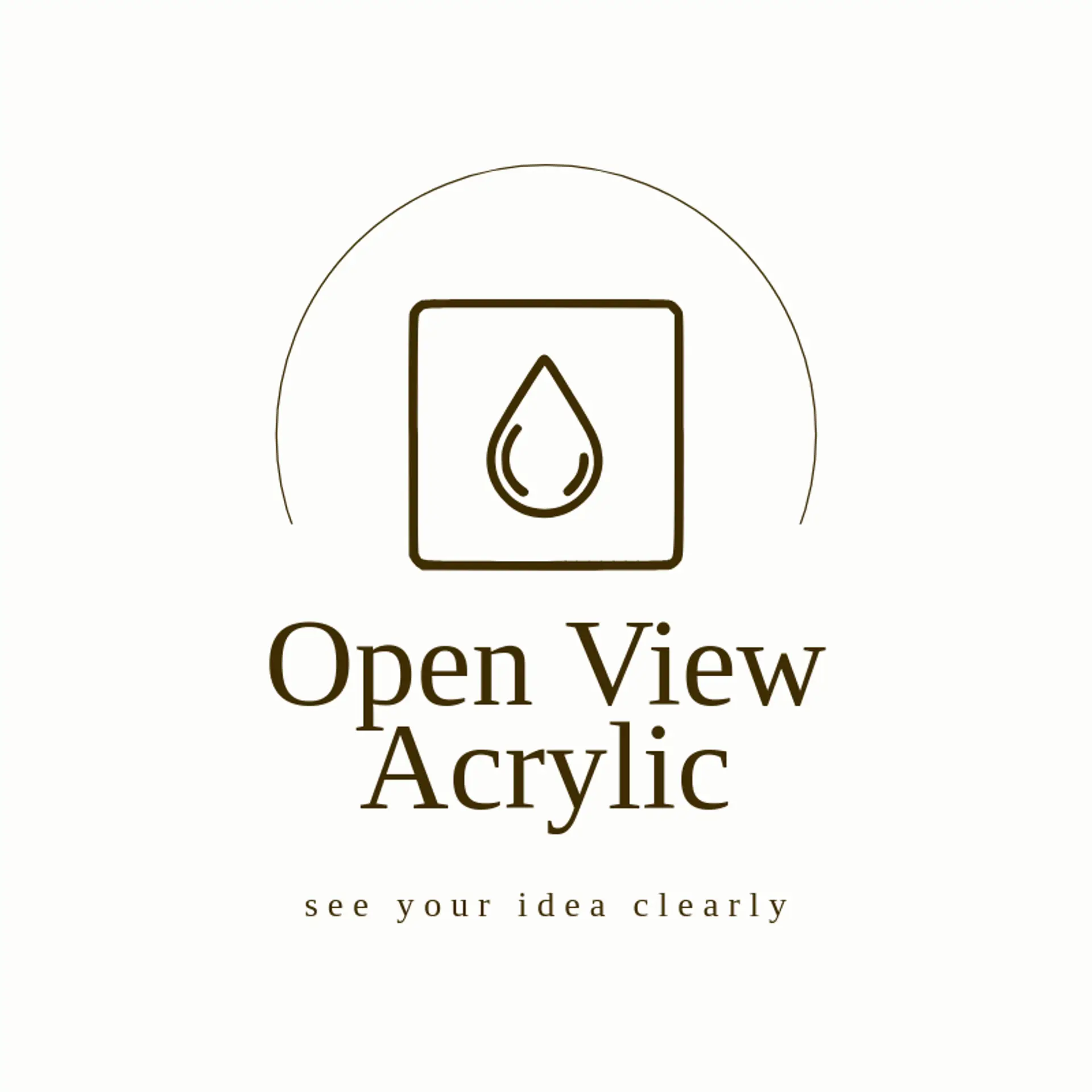 Open View Acrylic logo for acrylic