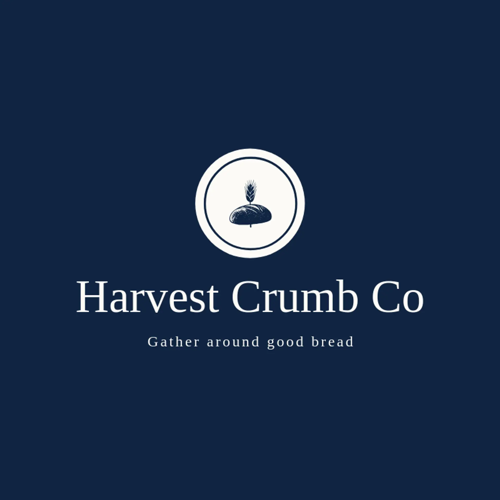 Harvest Crumb Co logo for bread