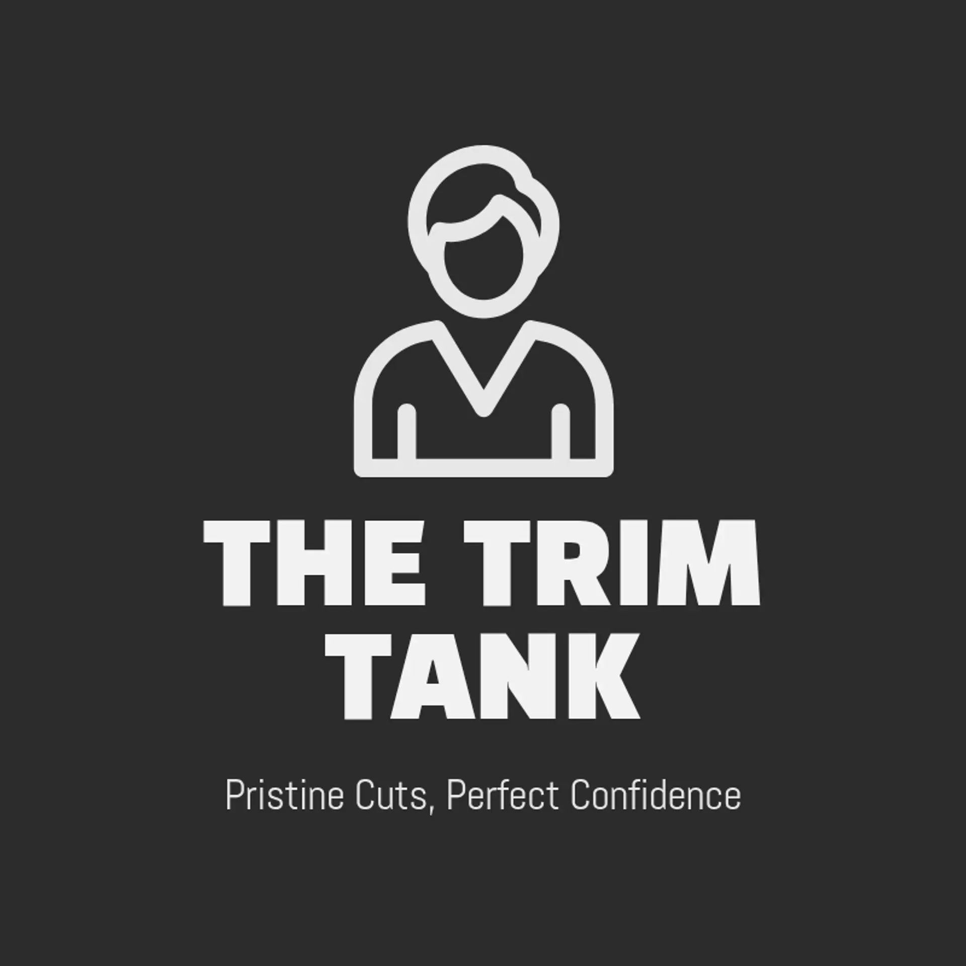 The Trim Tank logo for barber