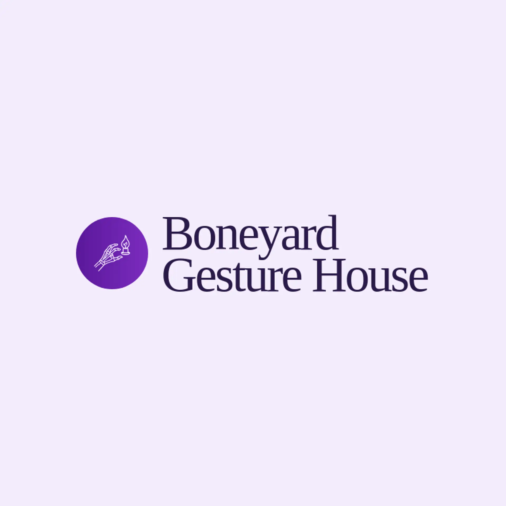 Boneyard Gesture House logo for grim reaper