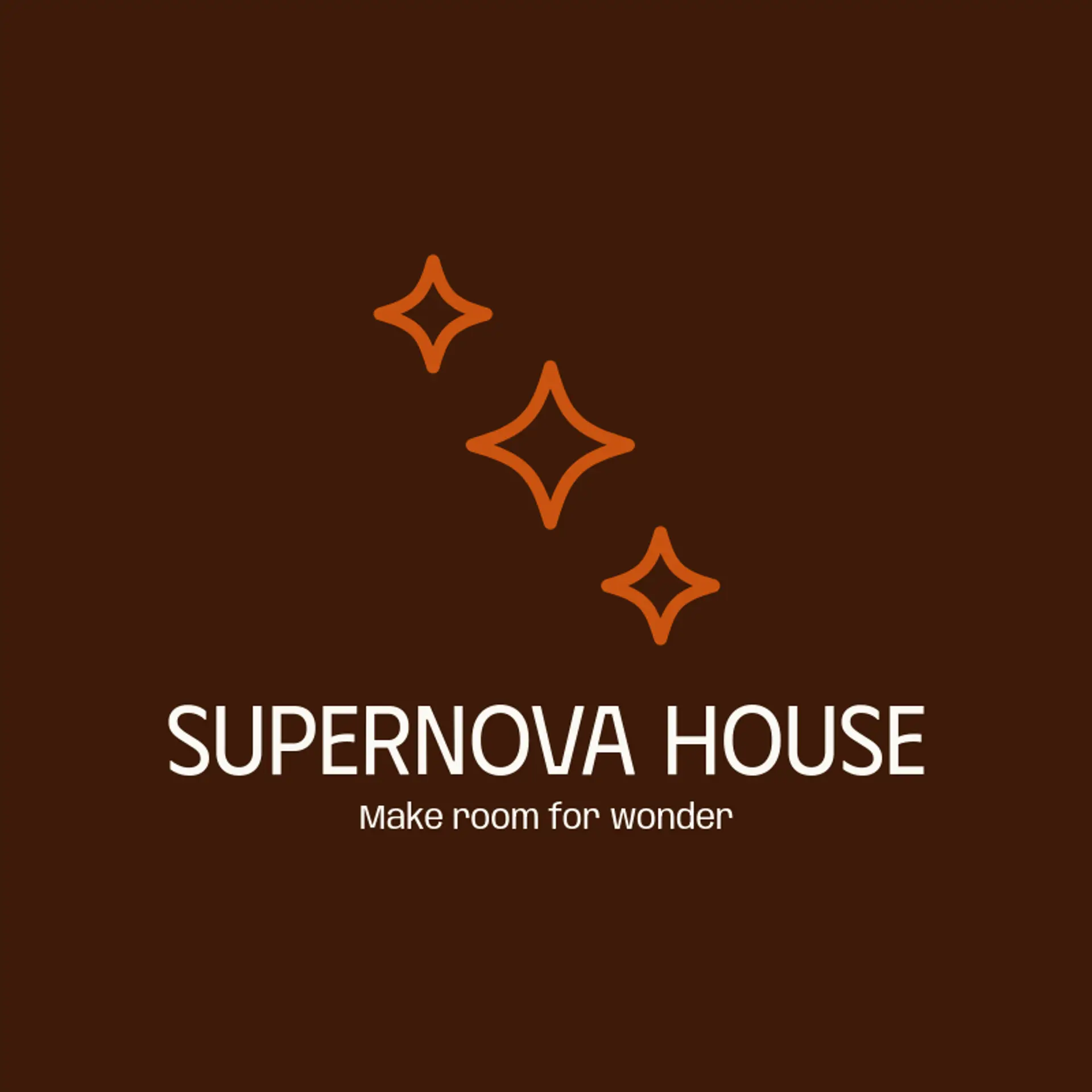 Supernova House logo for stars