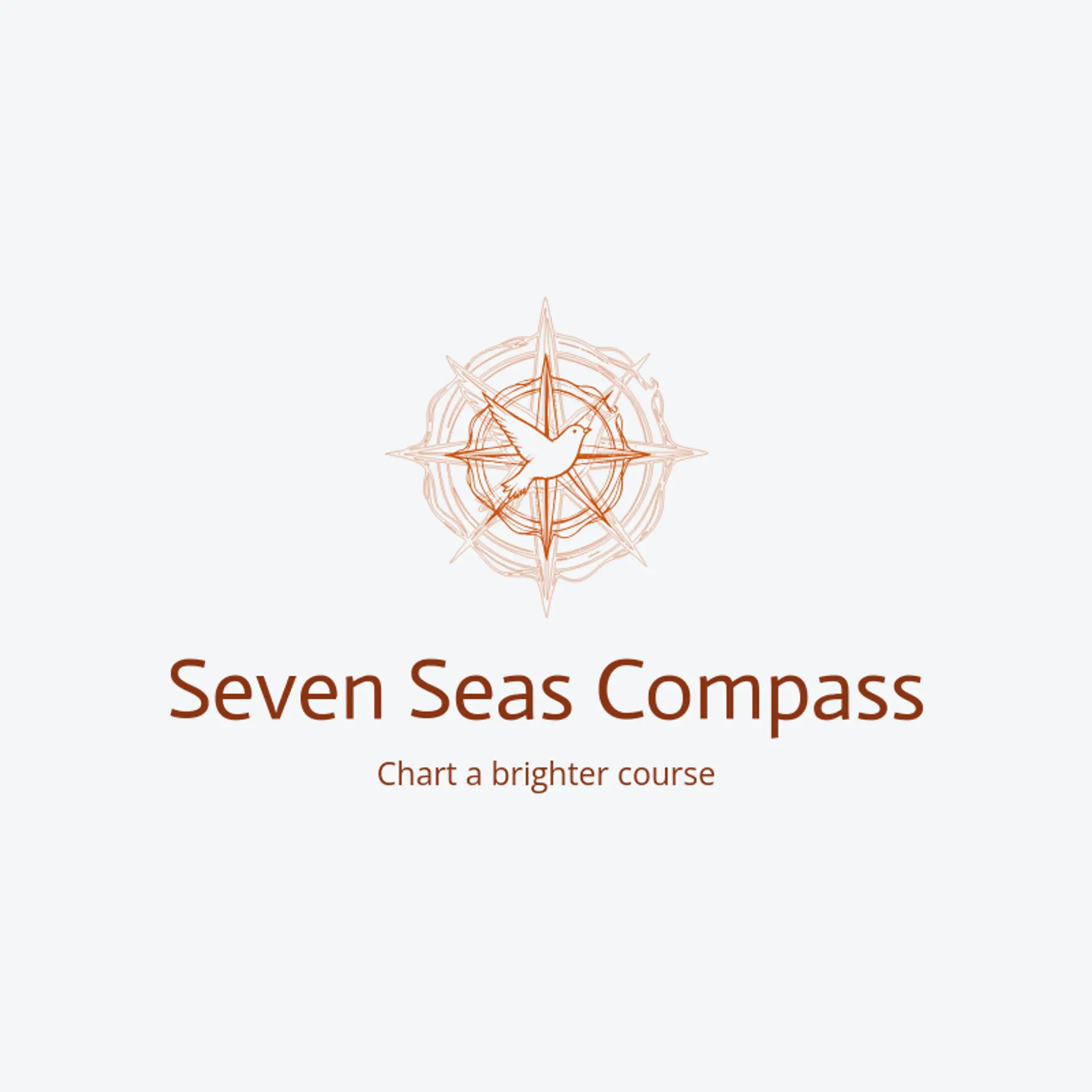 Seven Seas Compass logo for pirate