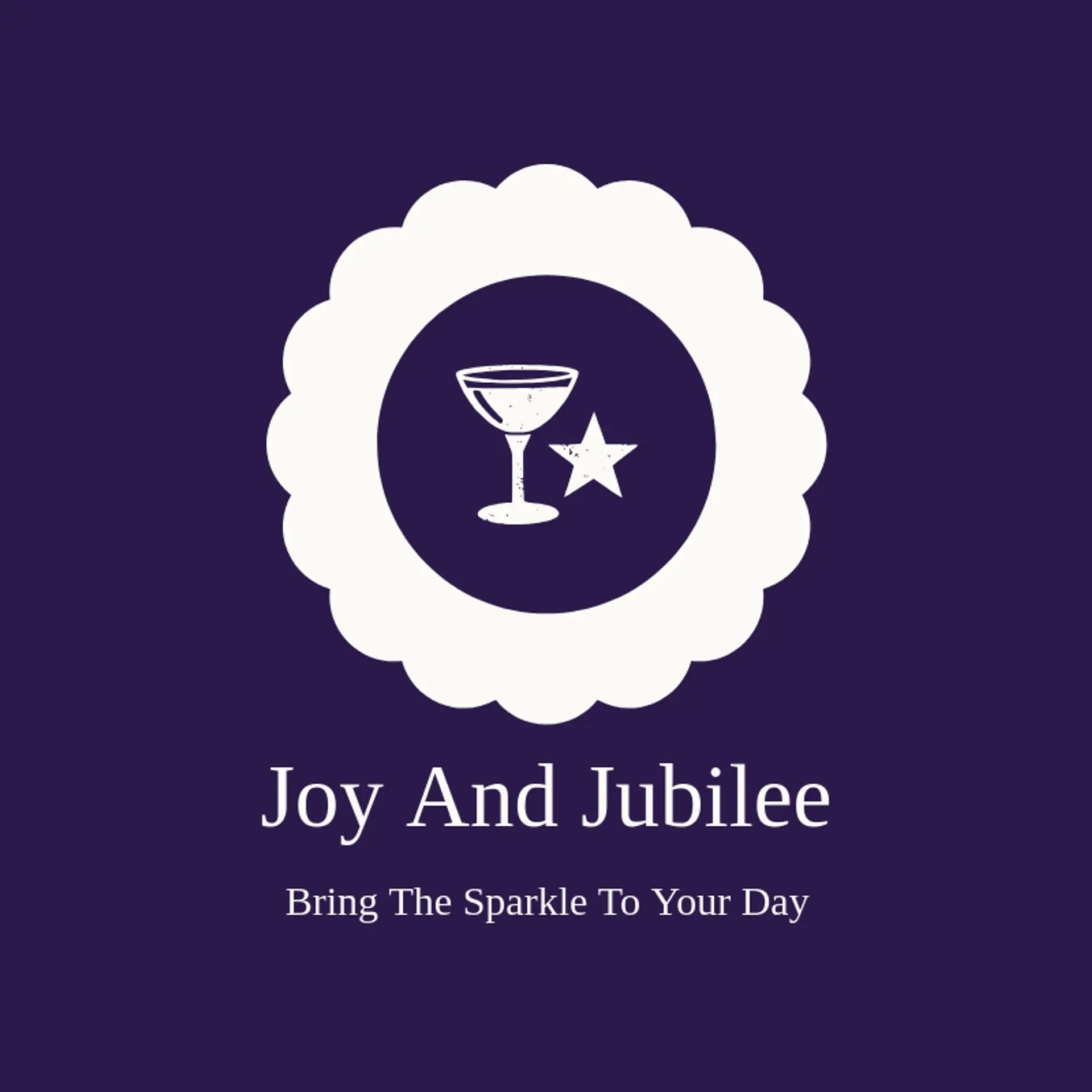 Joy and Jubilee logo for party rental