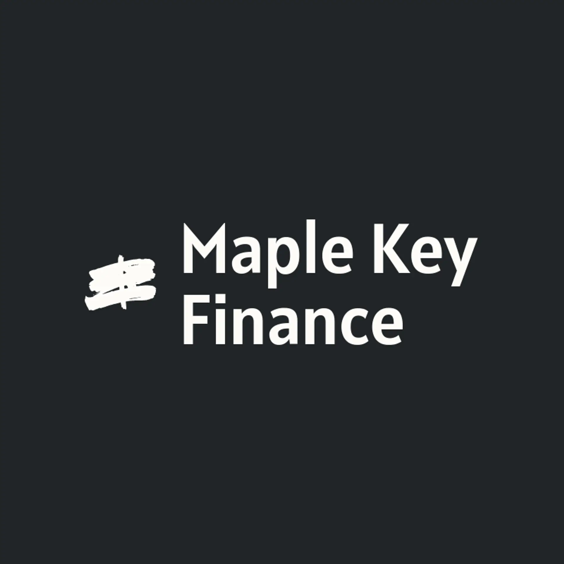 Maple Key Finance logo for budget