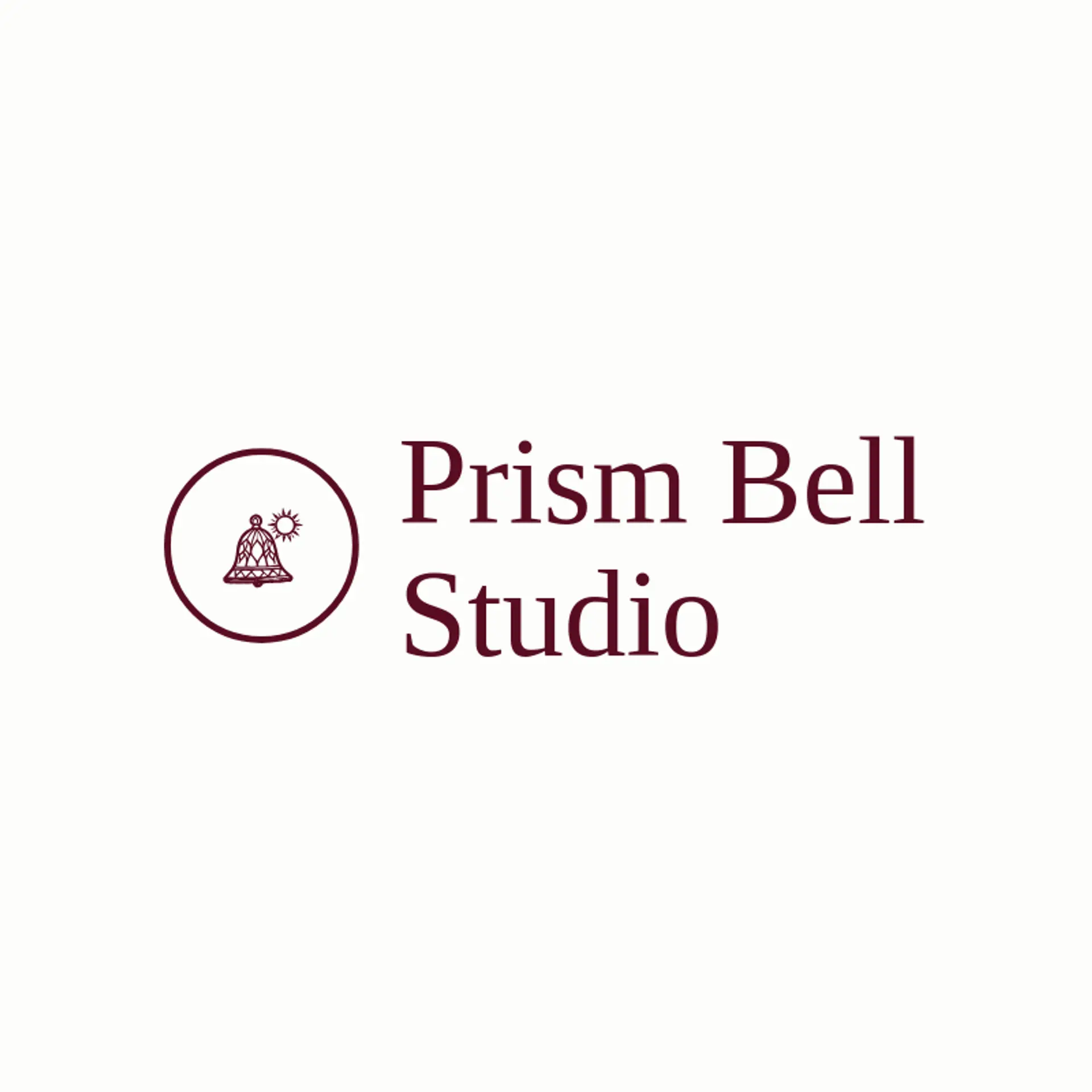 Prism Bell Studio logo for stained glass