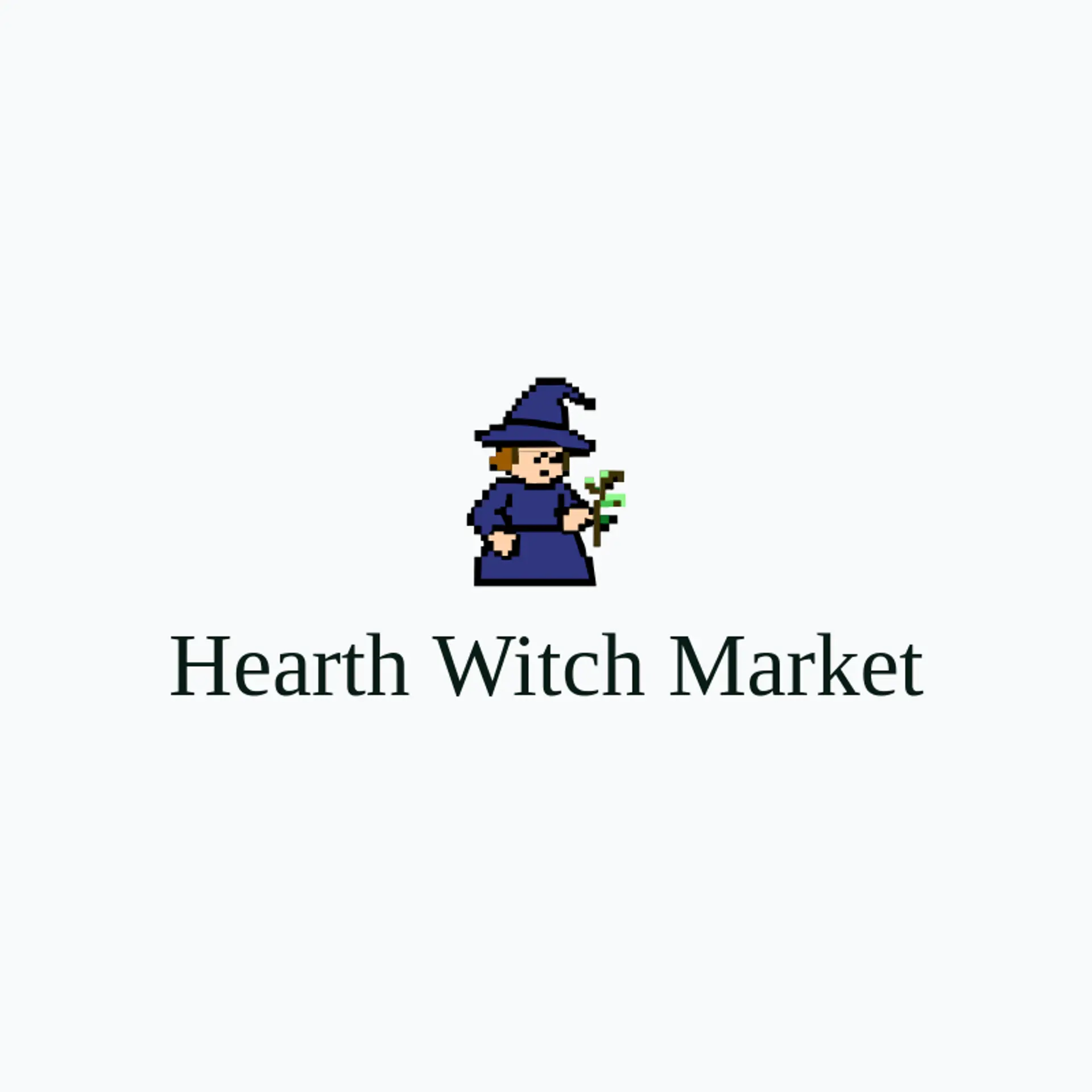 Hearth Witch Market logo for witch