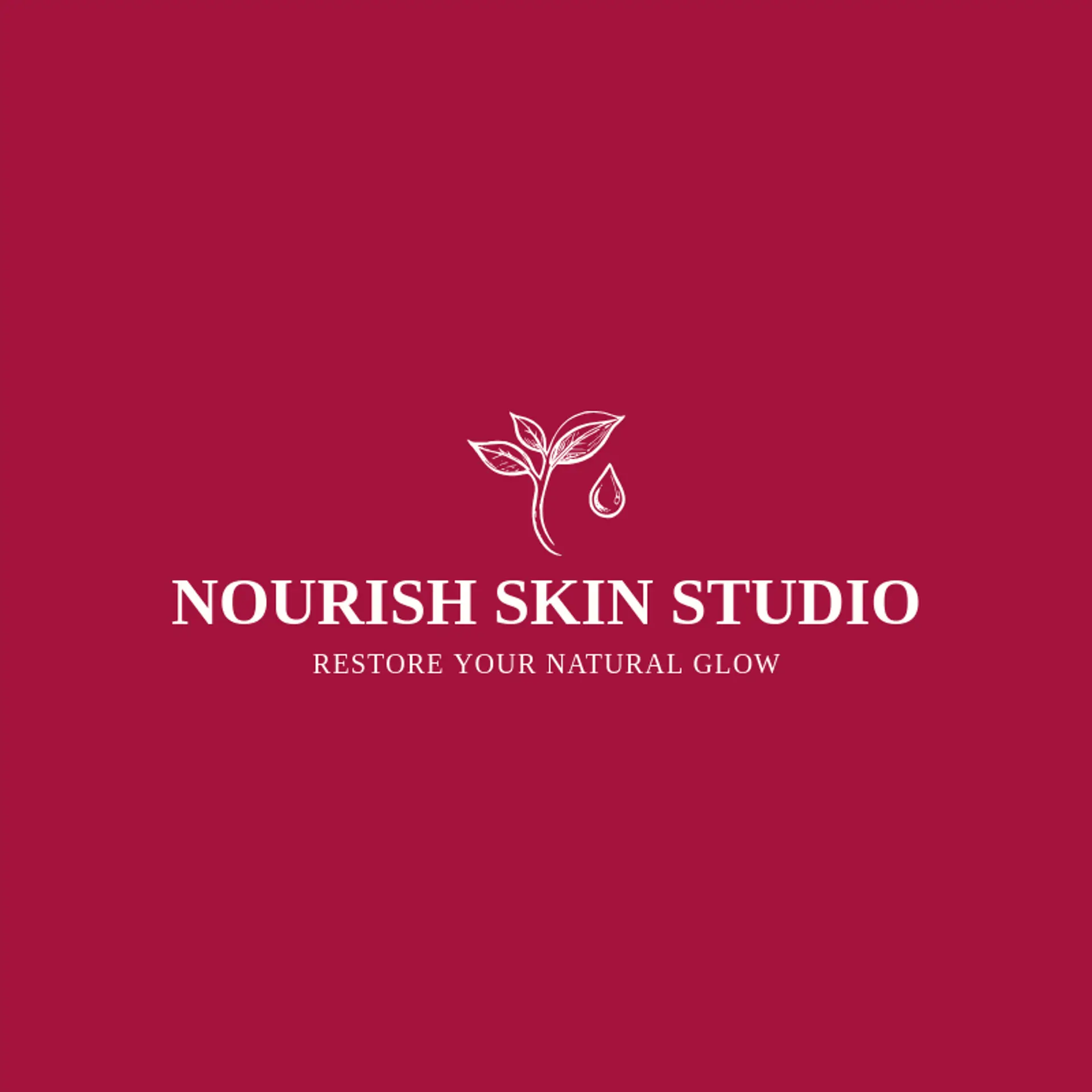 Nourish Skin Studio logo for med spa