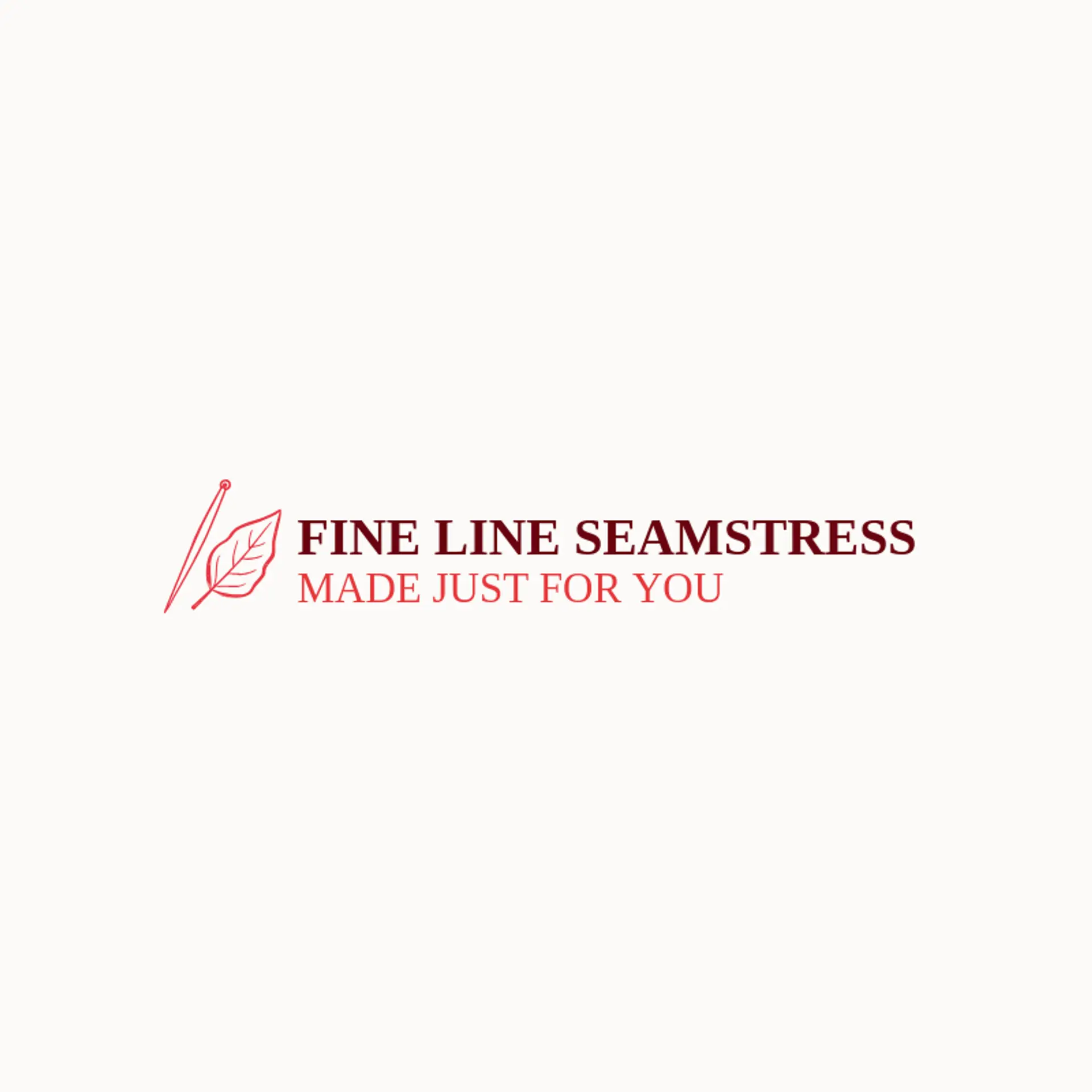 Fine Line Seamstress logo for sewing
