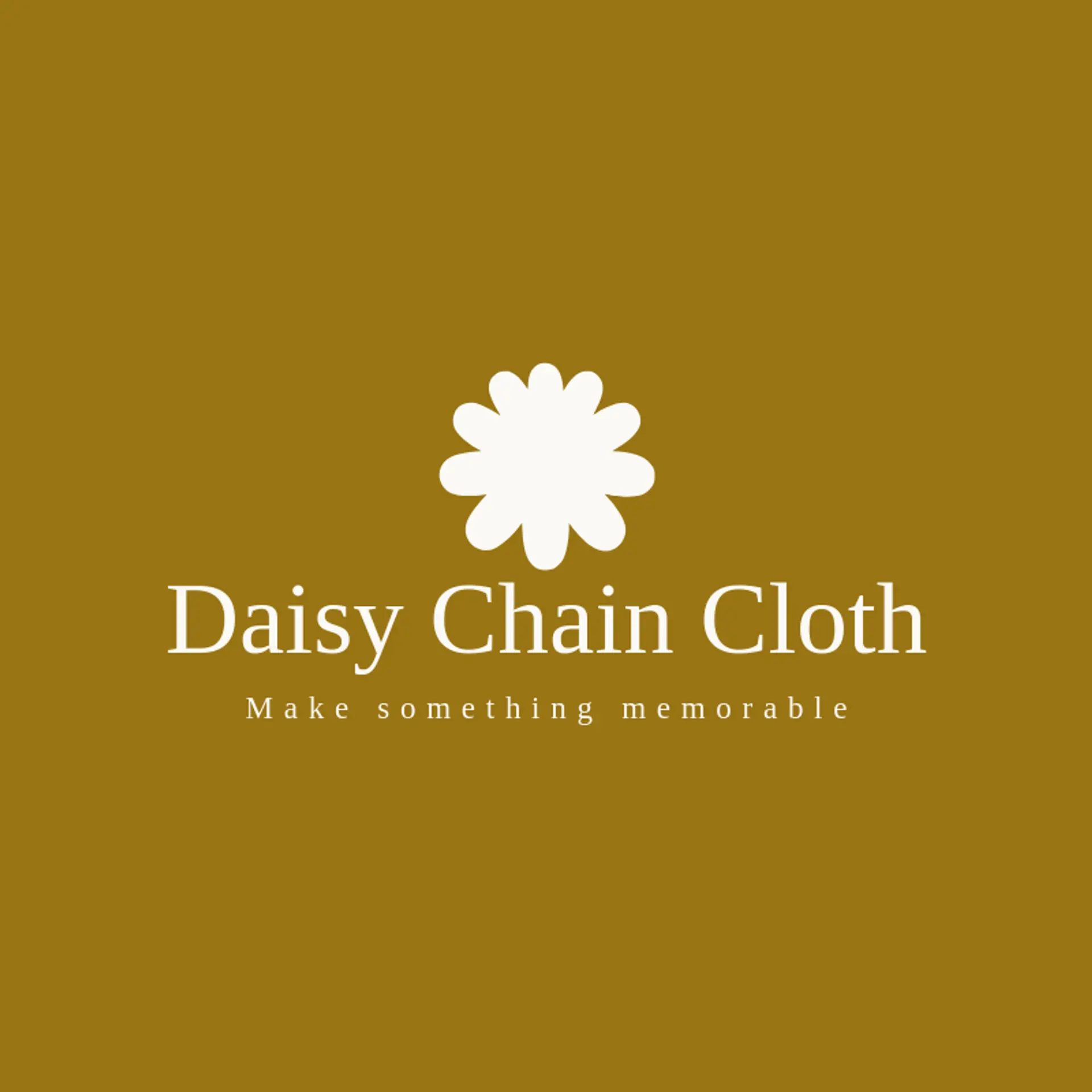 Daisy Chain Cloth logo for fabric