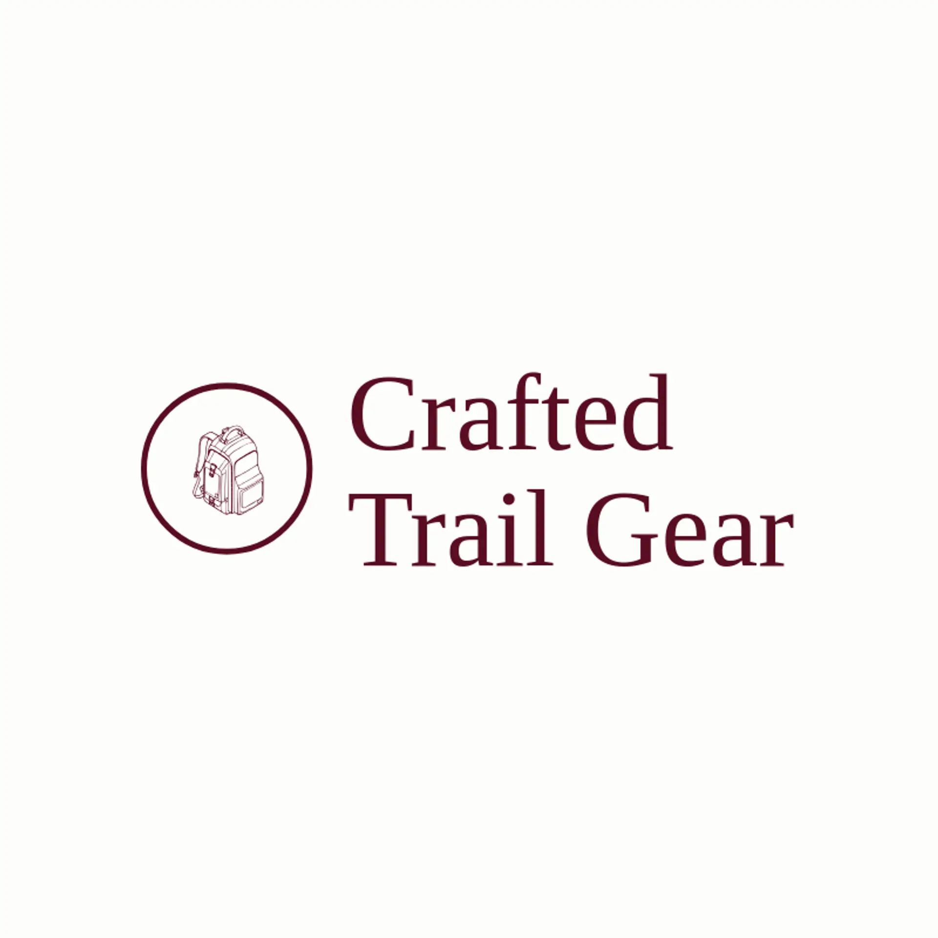 Crafted Trail Gear logo for Buckle