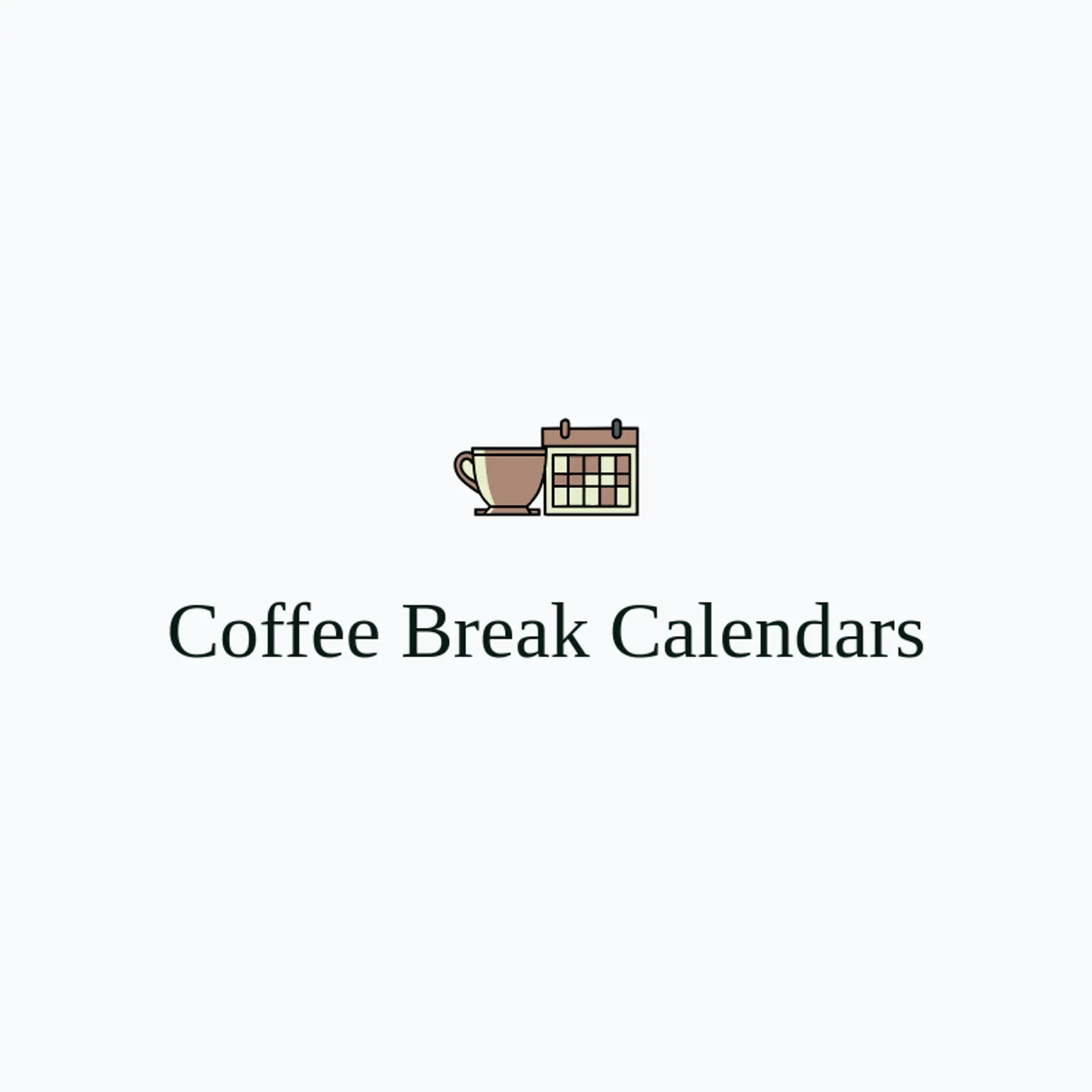 Coffee Break Calendars logo for calendar