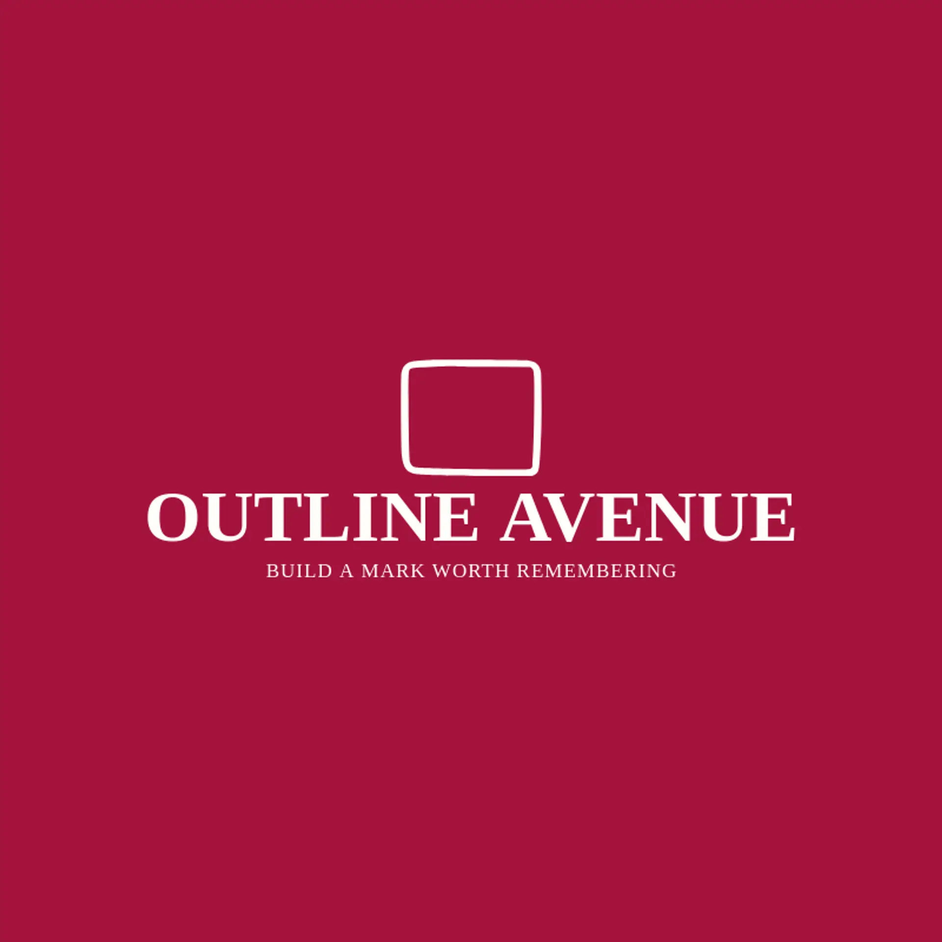 Outline Avenue logo for rectangle