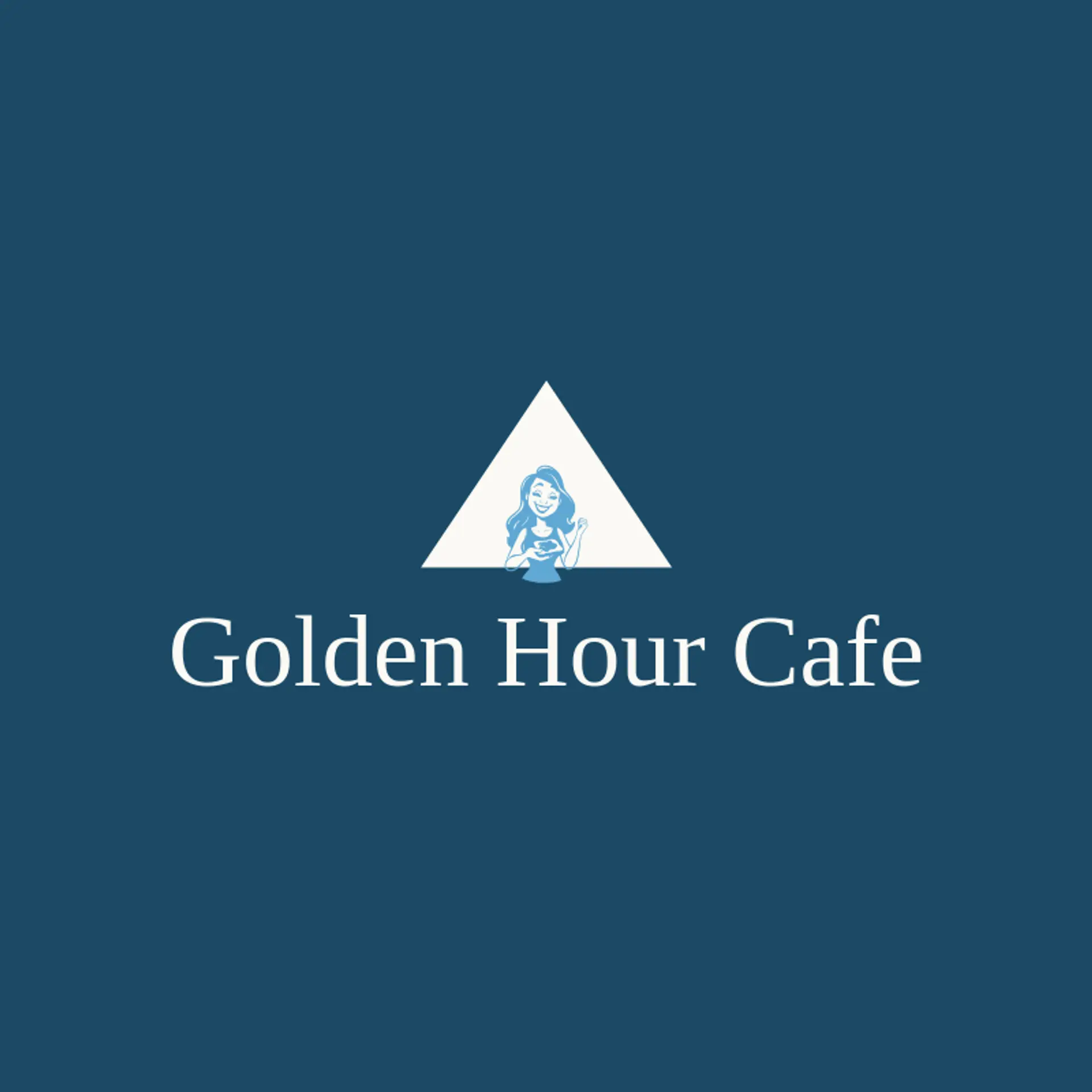 Golden Hour Cafe logo for toast