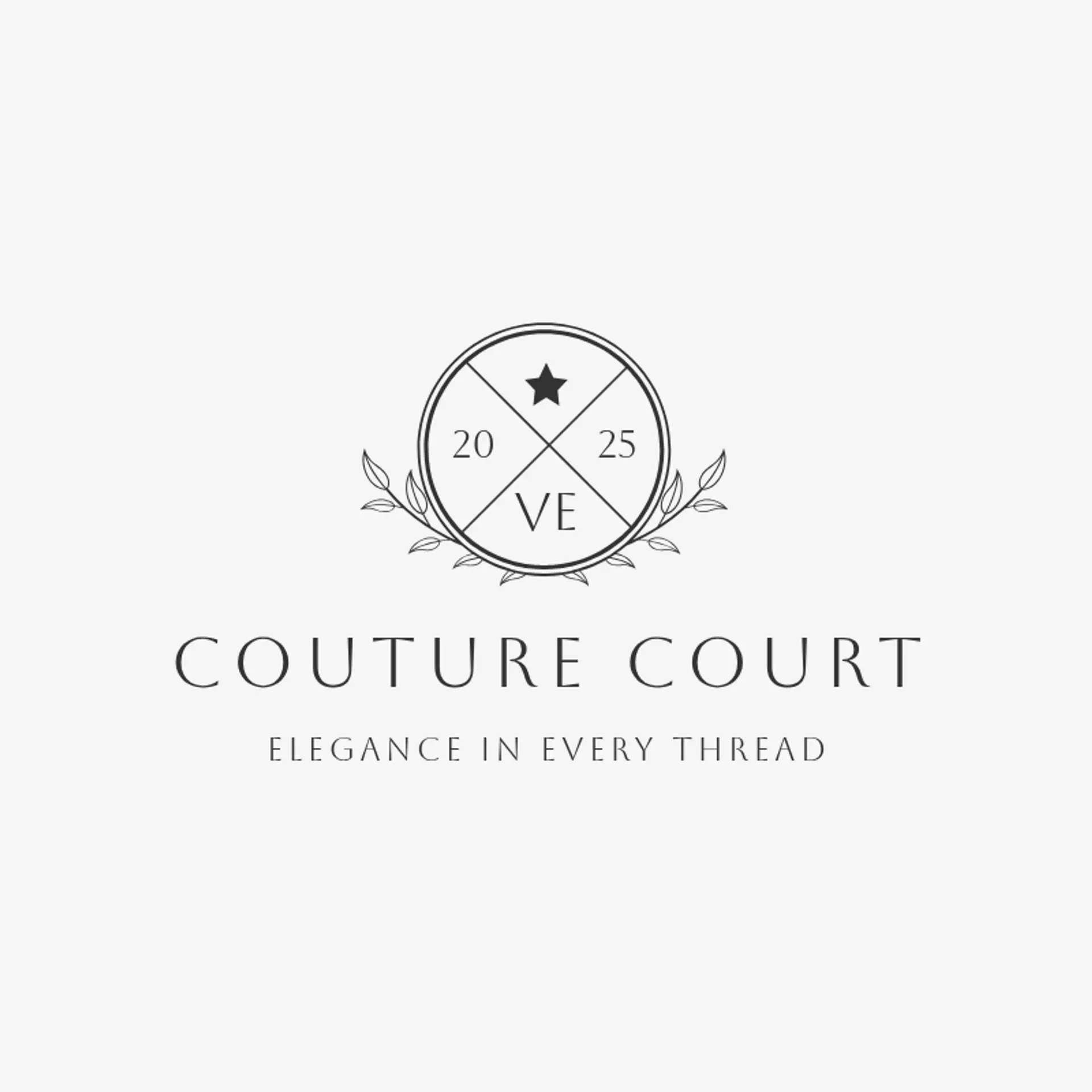 Couture Court logo for designer fashion