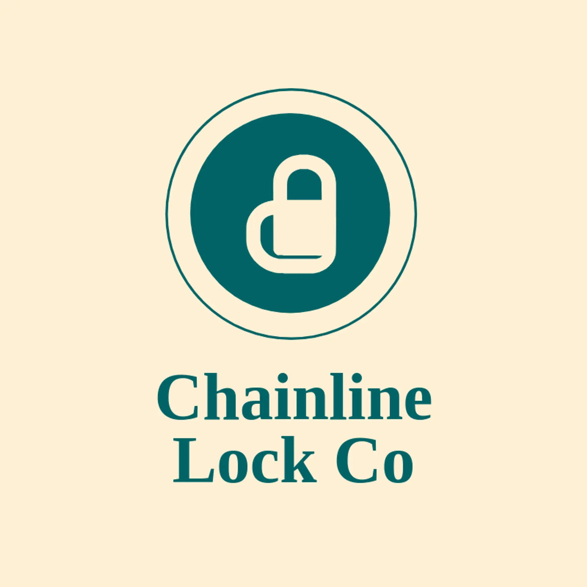 Chainline Lock Co logo for lock