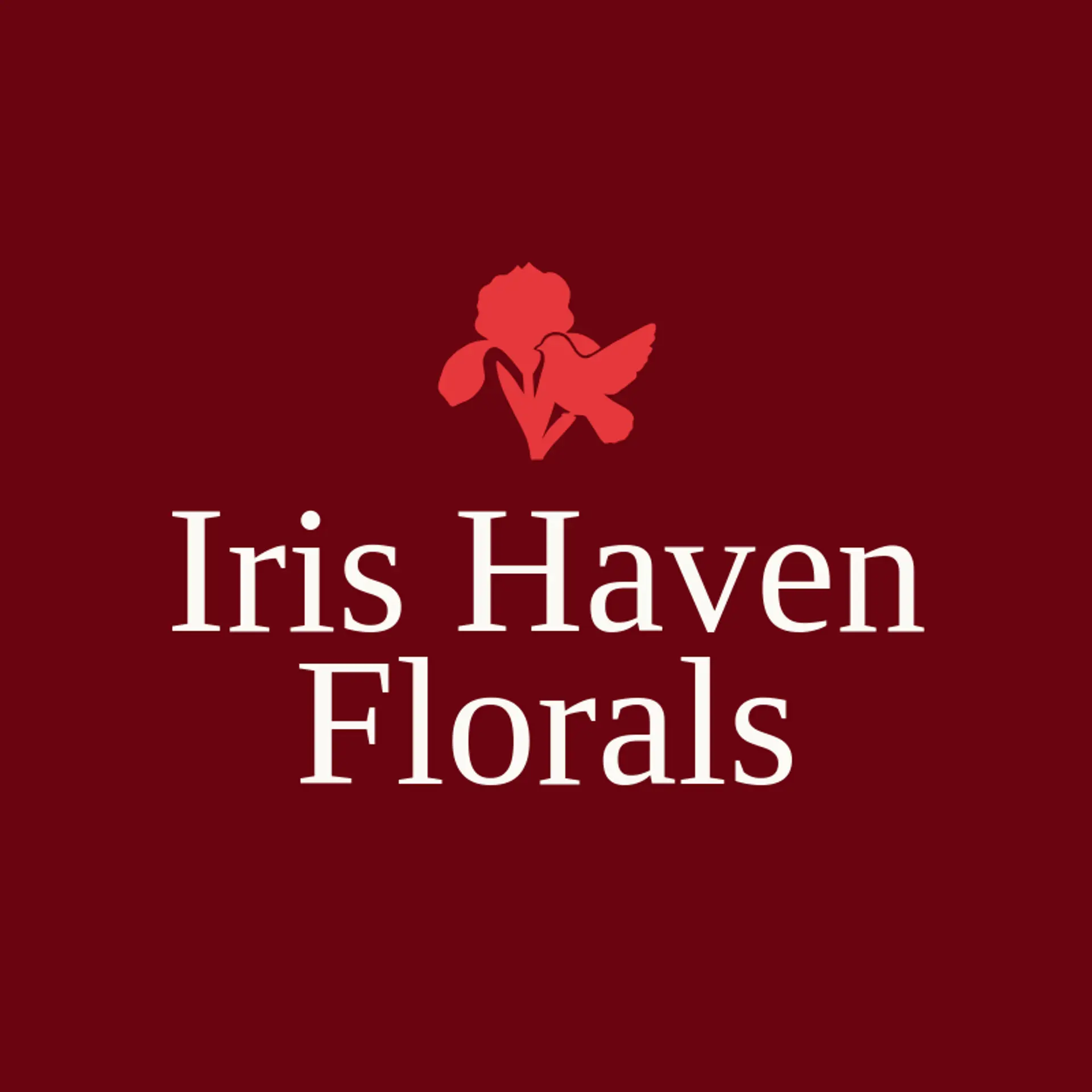 Iris Haven Florals logo for iris
