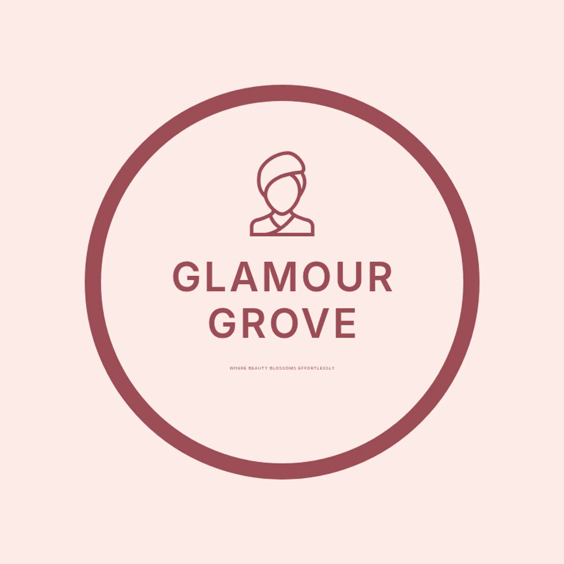 Glamour Grove logo for beauty spa